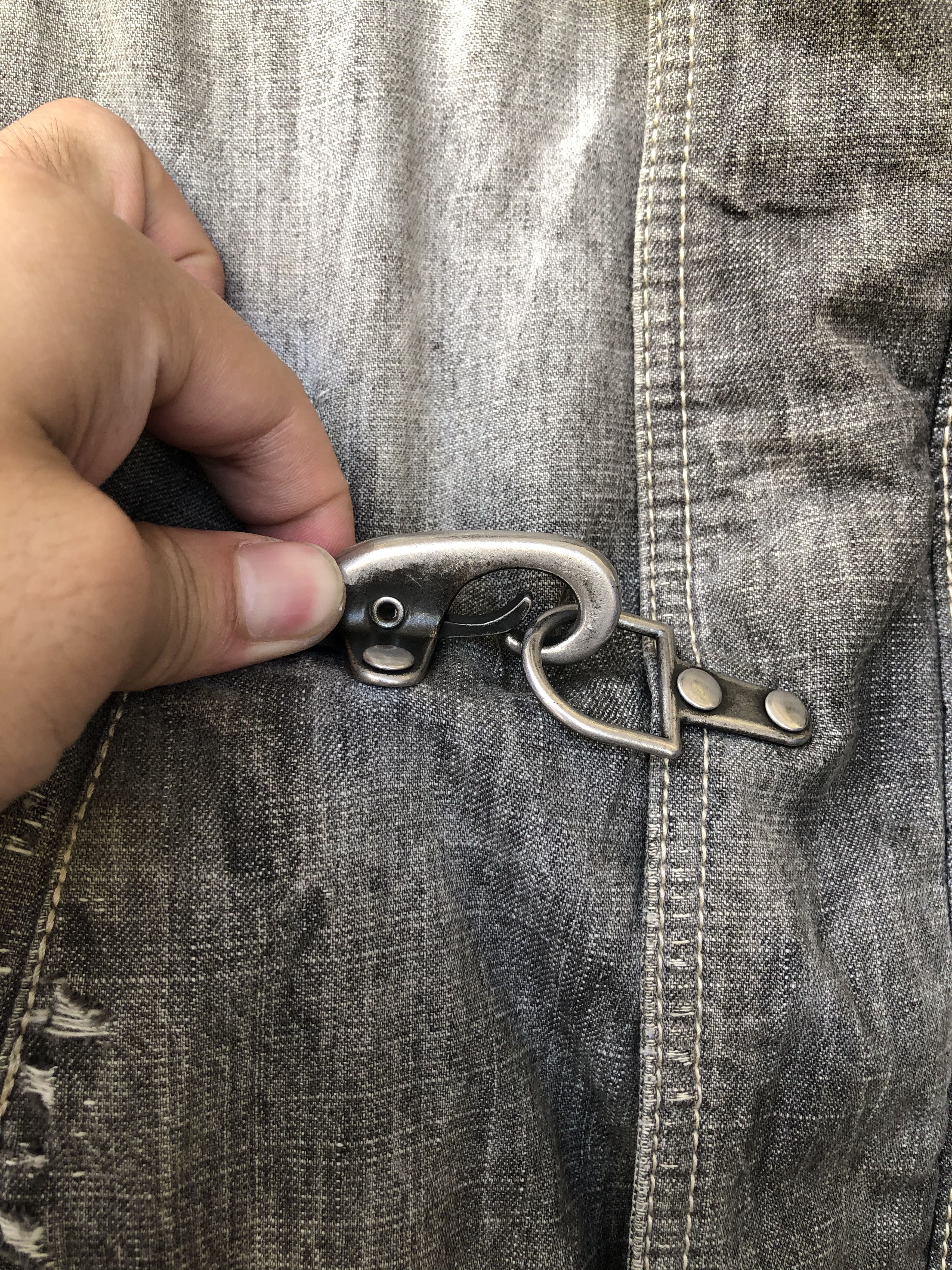Japanese Brand JAPAN’S ALLIX NICE DISTRESSED DESIGN DENIM PARKA Size US M / EU 48-50 / 2 - 16 Thumbnail