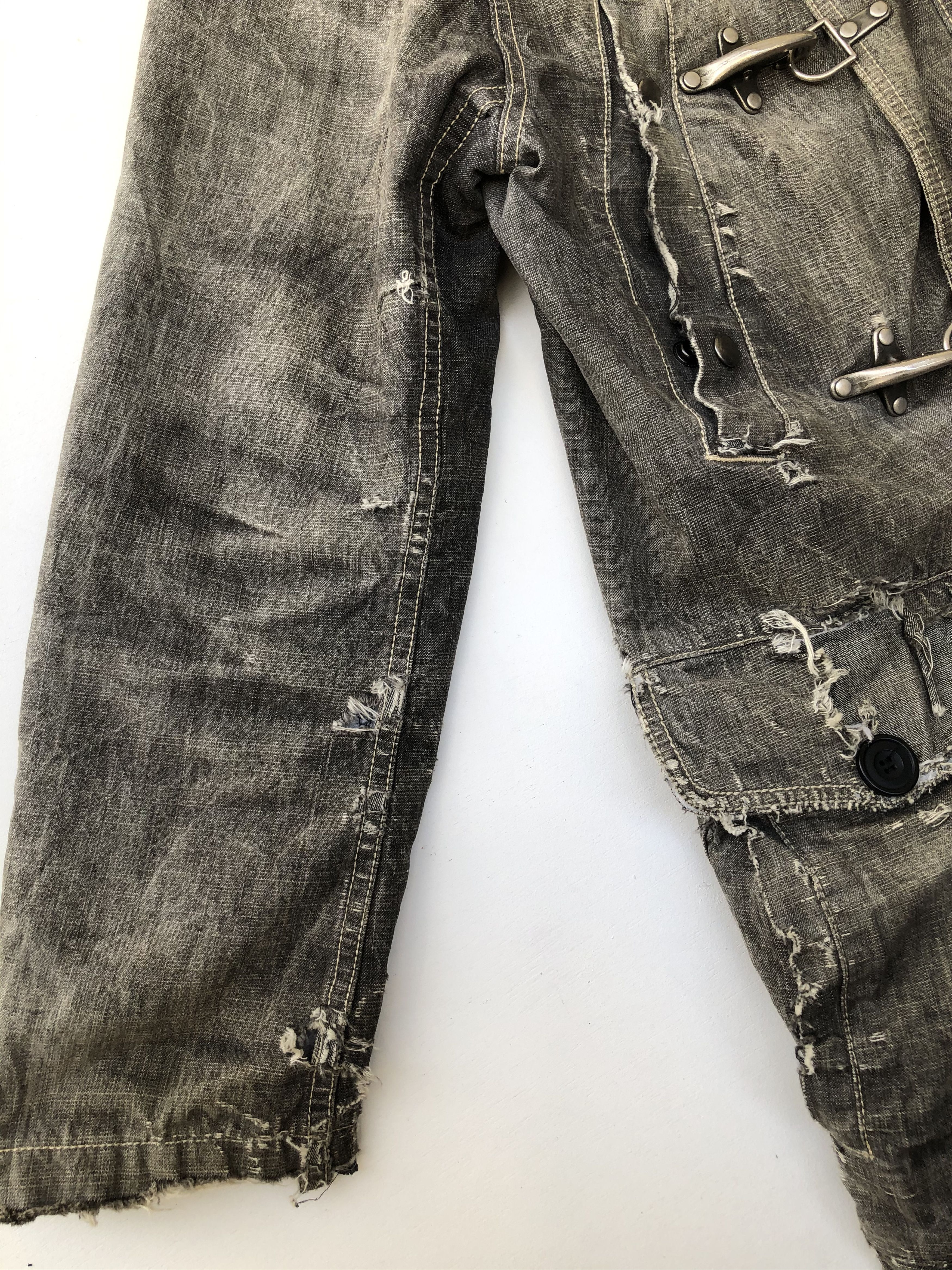 Japanese Brand JAPAN’S ALLIX NICE DISTRESSED DESIGN DENIM PARKA Size US M / EU 48-50 / 2 - 8 Thumbnail