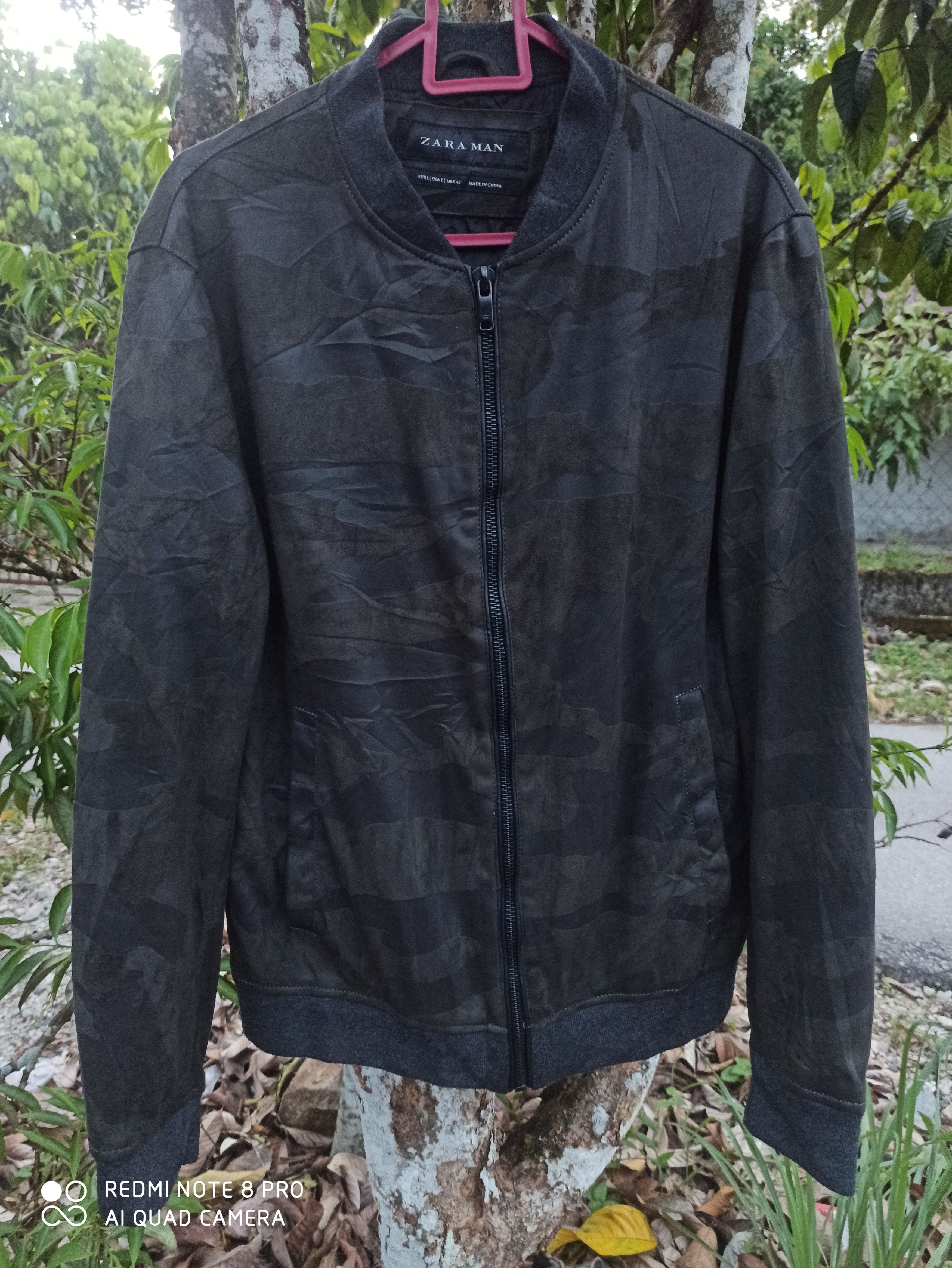 Zara Man camo Bomber Jacket
