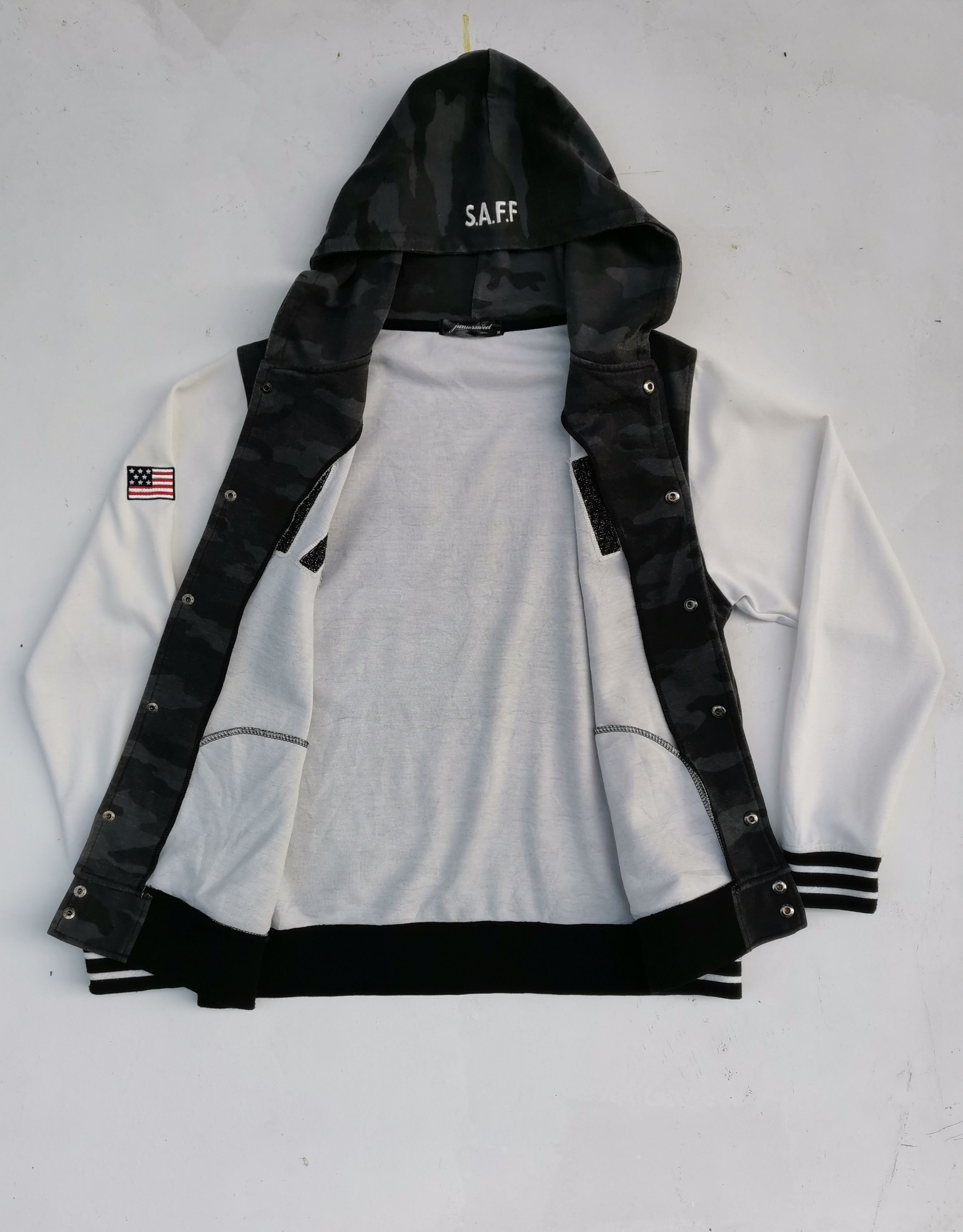 Other Rare!!! Army S.A.F.F Big Logo Hoodie Varsity Jacket Size US M / EU 48-50 / 2 - 4 Thumbnail