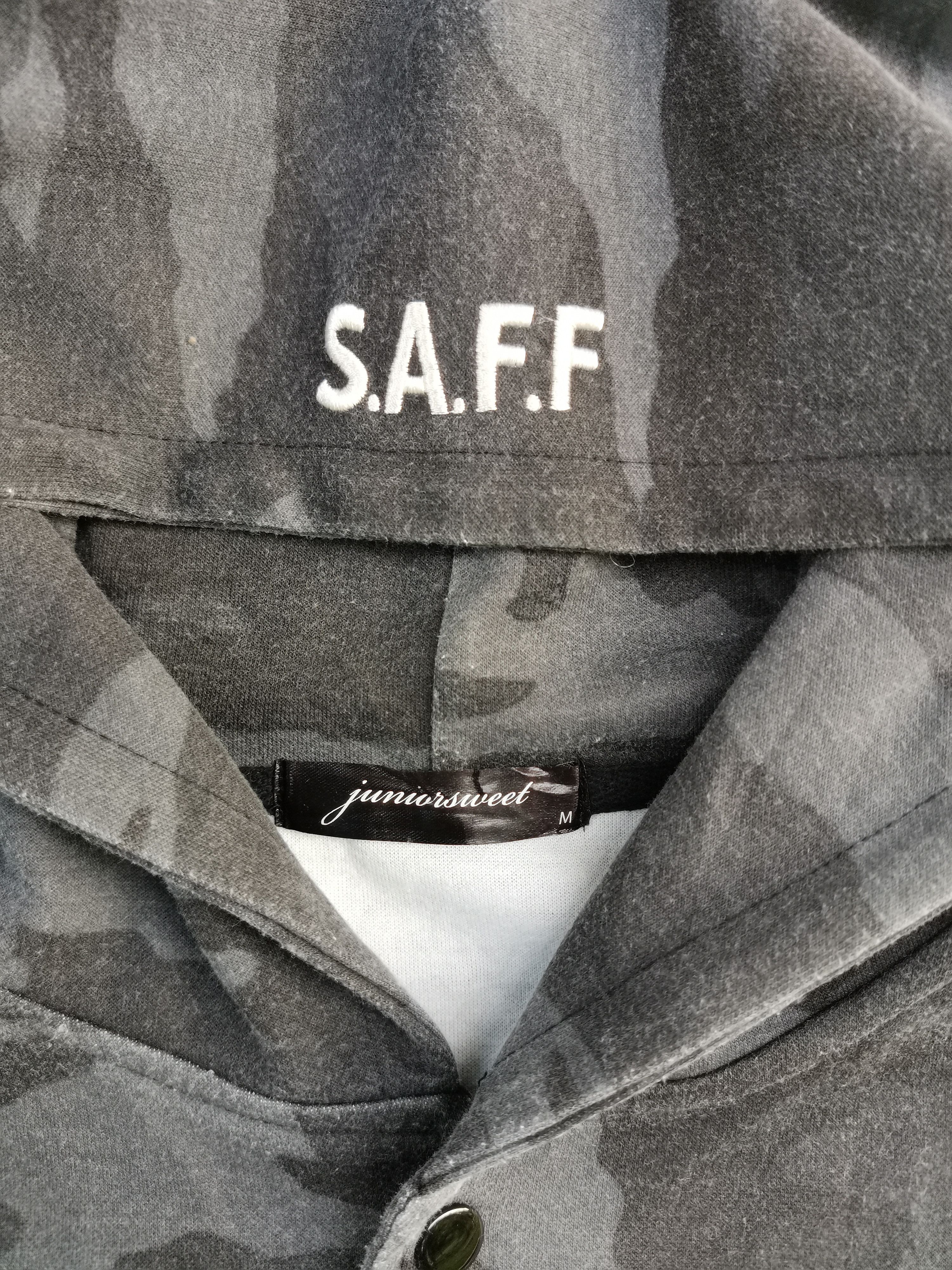 Other Rare!!! Army S.A.F.F Big Logo Hoodie Varsity Jacket Size US M / EU 48-50 / 2 - 5 Thumbnail