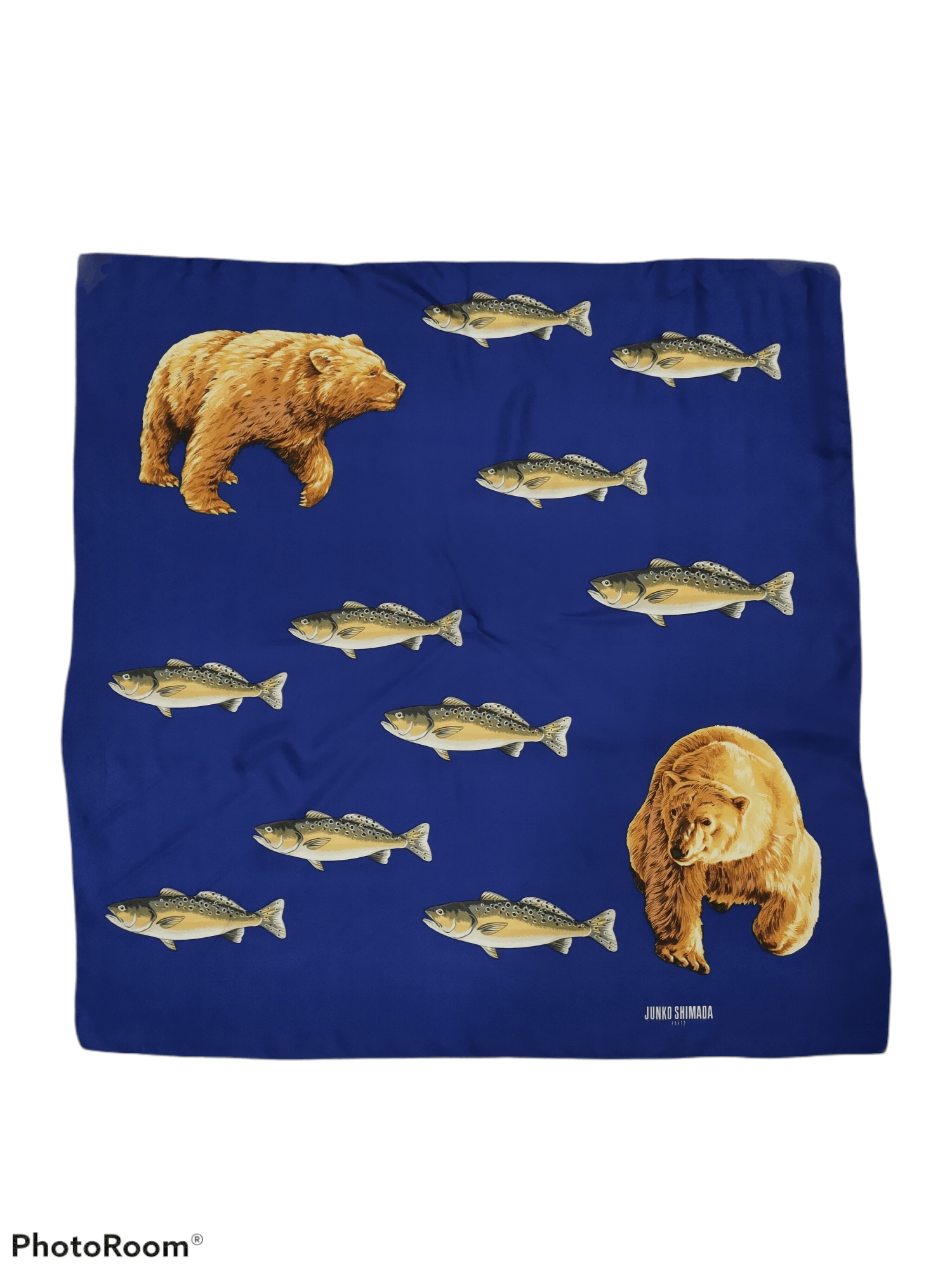 Junko Shimada JUNKO SHIMADA PART II BEAR SALMON SILK SCARF Size ONE SIZE - 1 Thumbnail