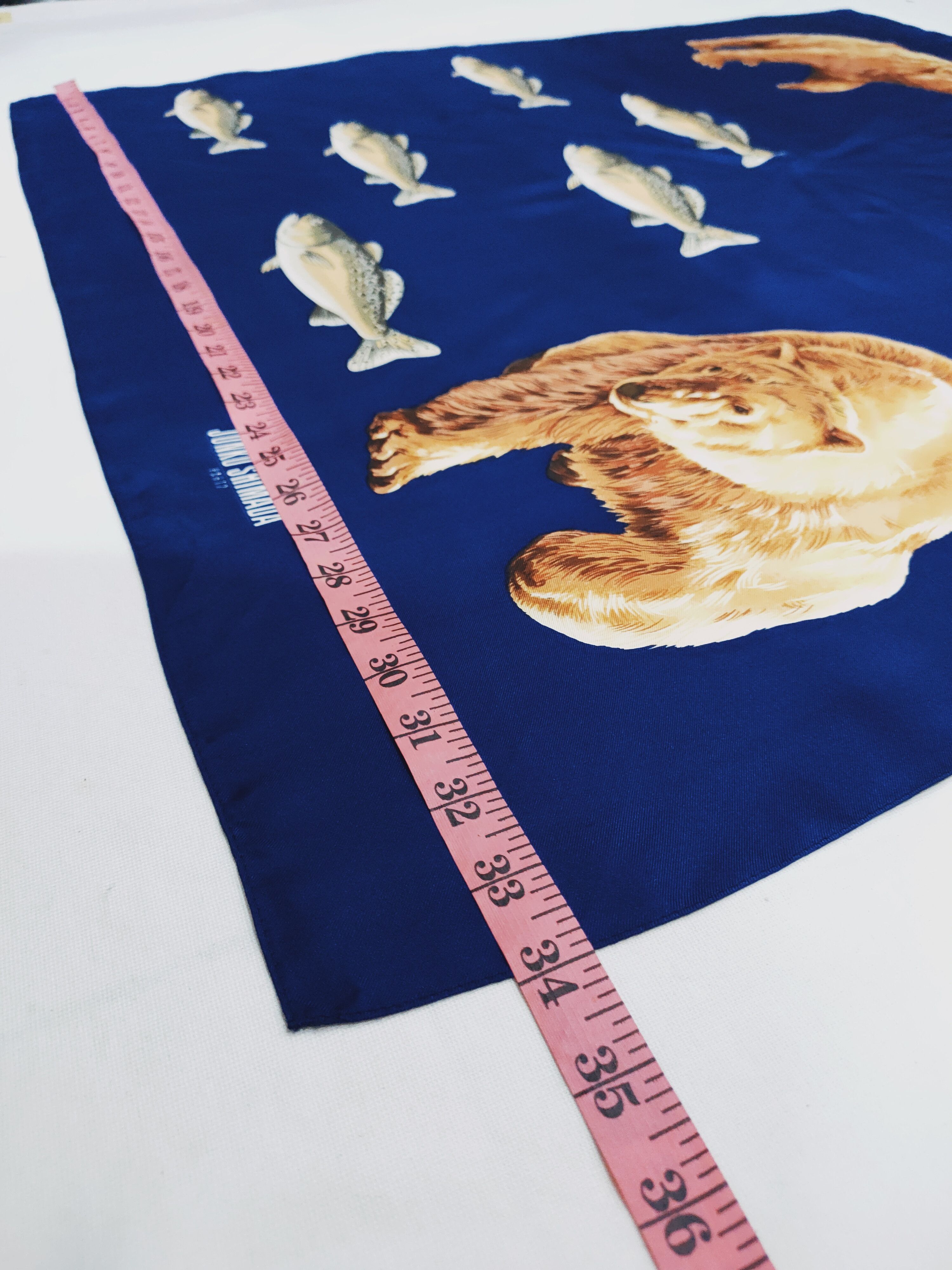 Junko Shimada JUNKO SHIMADA PART II BEAR SALMON SILK SCARF Size ONE SIZE - 3 Thumbnail