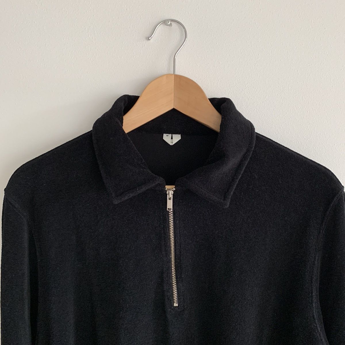 Arket ARKET Cotton Towelling Half Zip Sweater | Grailed