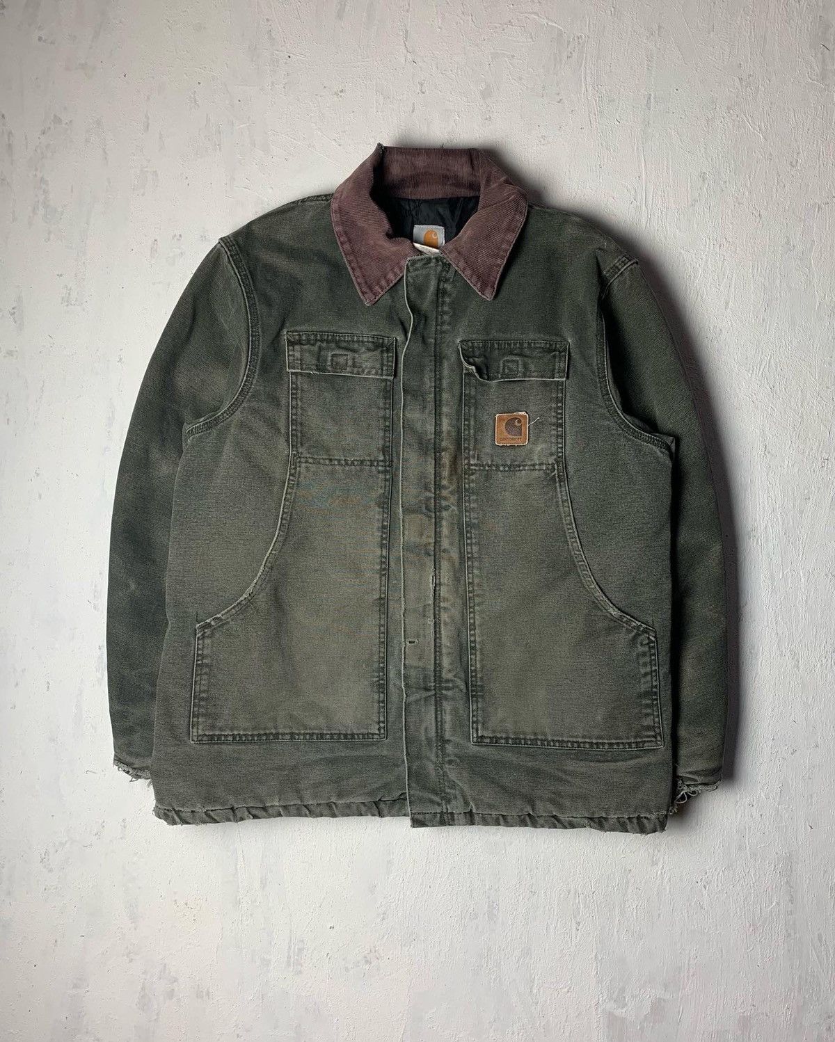 Vintage Vintage Carhartt Faded Moss Green Arctic Jacket | Grailed