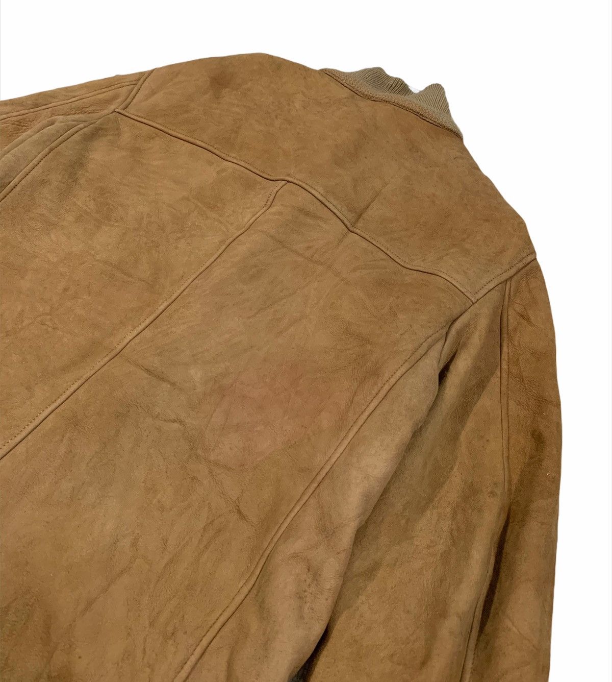 Genuine Leather × Salvatore Ferragamo RARE ‼️ Salvatore Ferragamo Leather Sherpa Lined jacket Size US M / EU 48-50 / 2 - 4 Thumbnail