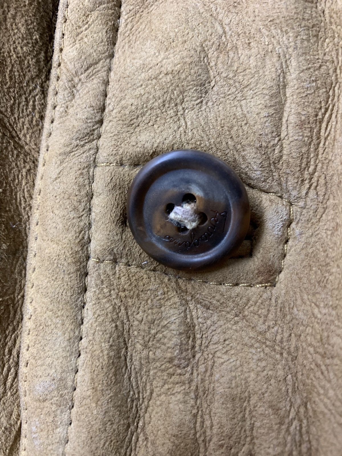 Genuine Leather × Salvatore Ferragamo RARE ‼️ Salvatore Ferragamo Leather Sherpa Lined jacket Size US M / EU 48-50 / 2 - 8 Thumbnail