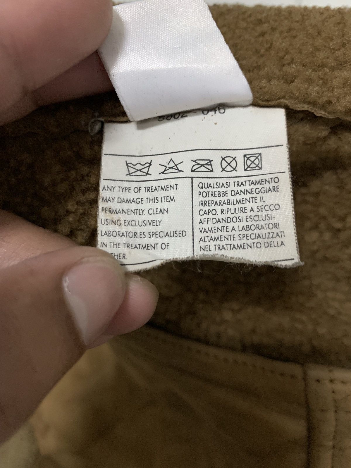Genuine Leather × Salvatore Ferragamo RARE ‼️ Salvatore Ferragamo Leather Sherpa Lined jacket Size US M / EU 48-50 / 2 - 9 Thumbnail