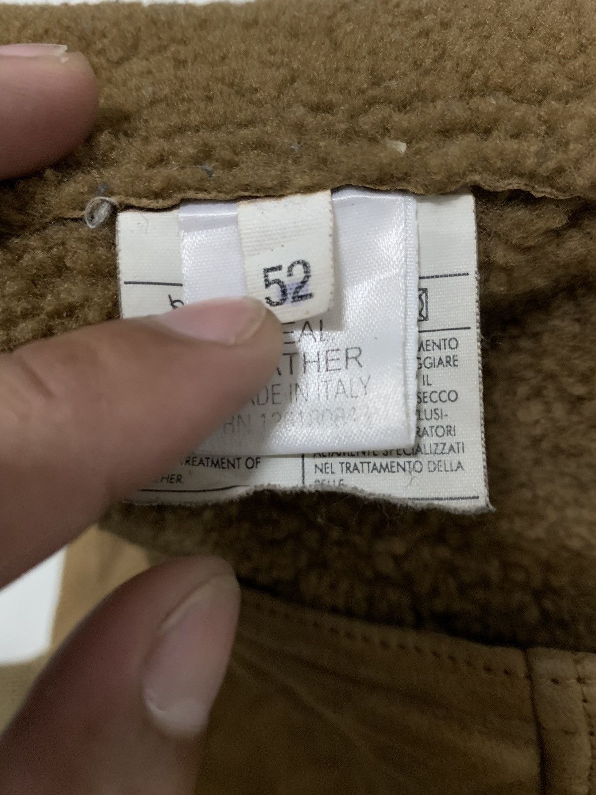 Genuine Leather × Salvatore Ferragamo RARE ‼️ Salvatore Ferragamo Leather Sherpa Lined jacket Size US M / EU 48-50 / 2 - 11 Thumbnail
