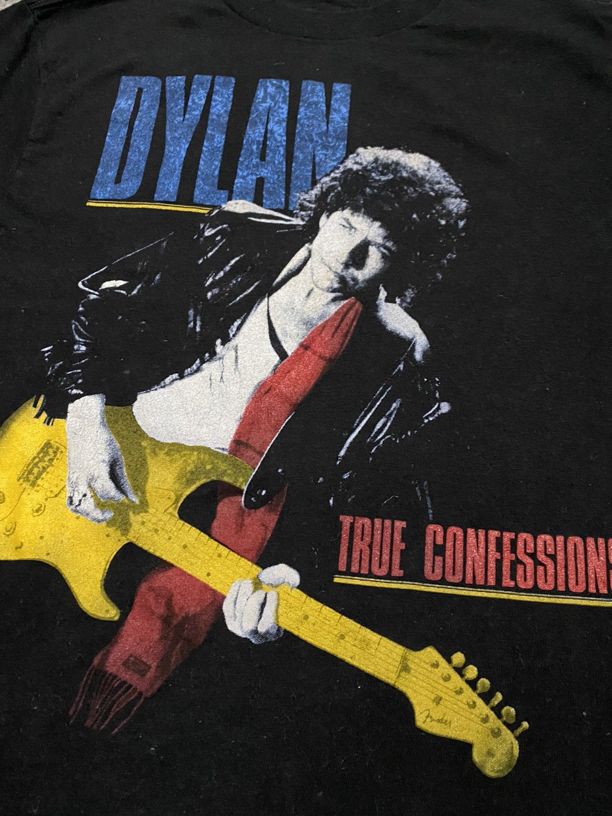 Band Tees VINTAGE BOB DYLAN TOM PETTY TRUE CONFESSIONS Size US S / EU 44-46 / 1 - 3 Thumbnail