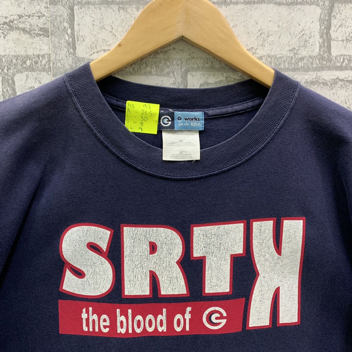 Vintage Vintage G Works Get The Real SRTK The Blood Of G T-shirts Size US XL / EU 56 / 4 - 5 Thumbnail