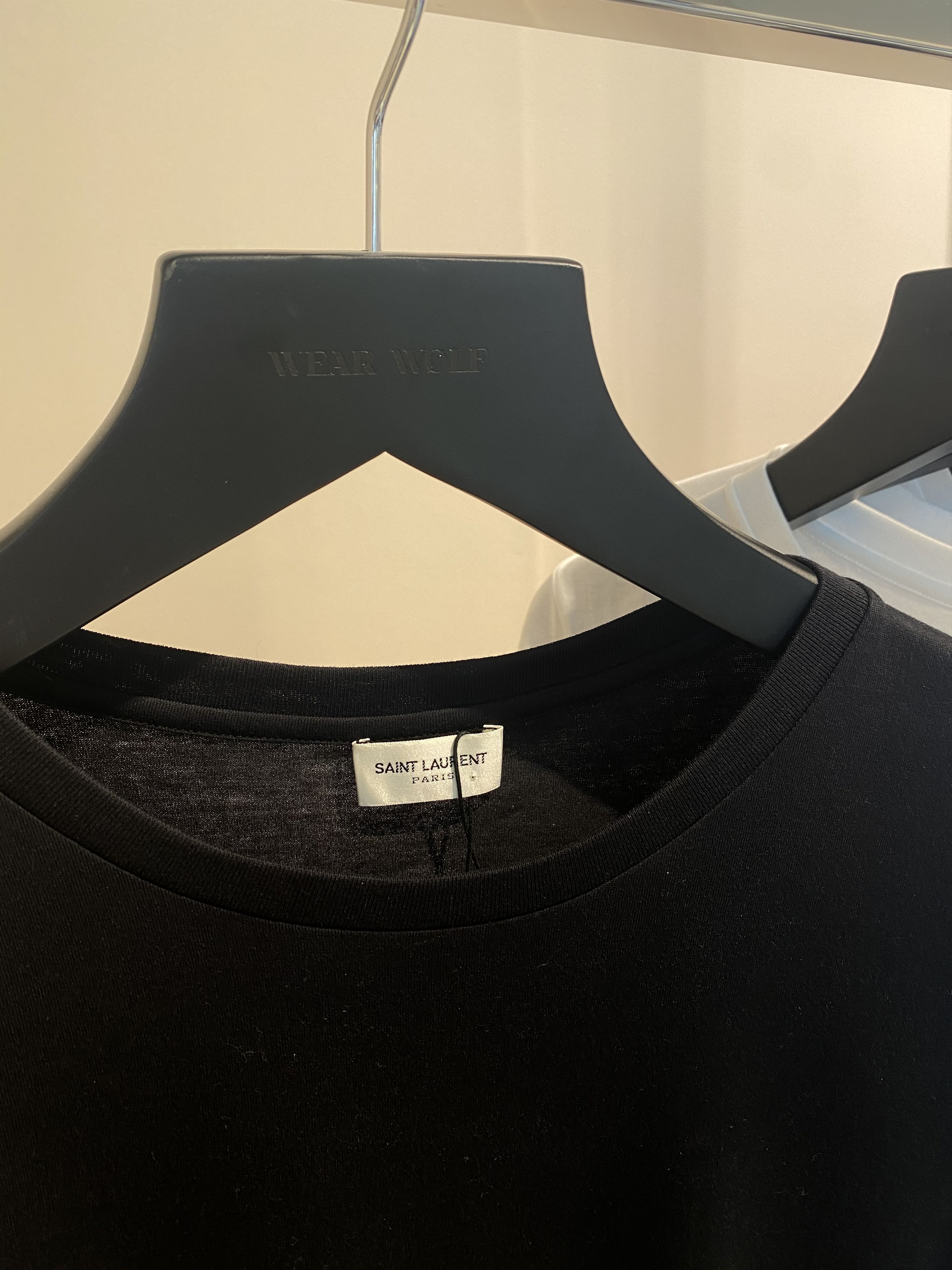 Saint Laurent Paris Saint Laurent Logo T-Shirt Size US L / EU 52-54 / 3 - 3 Thumbnail