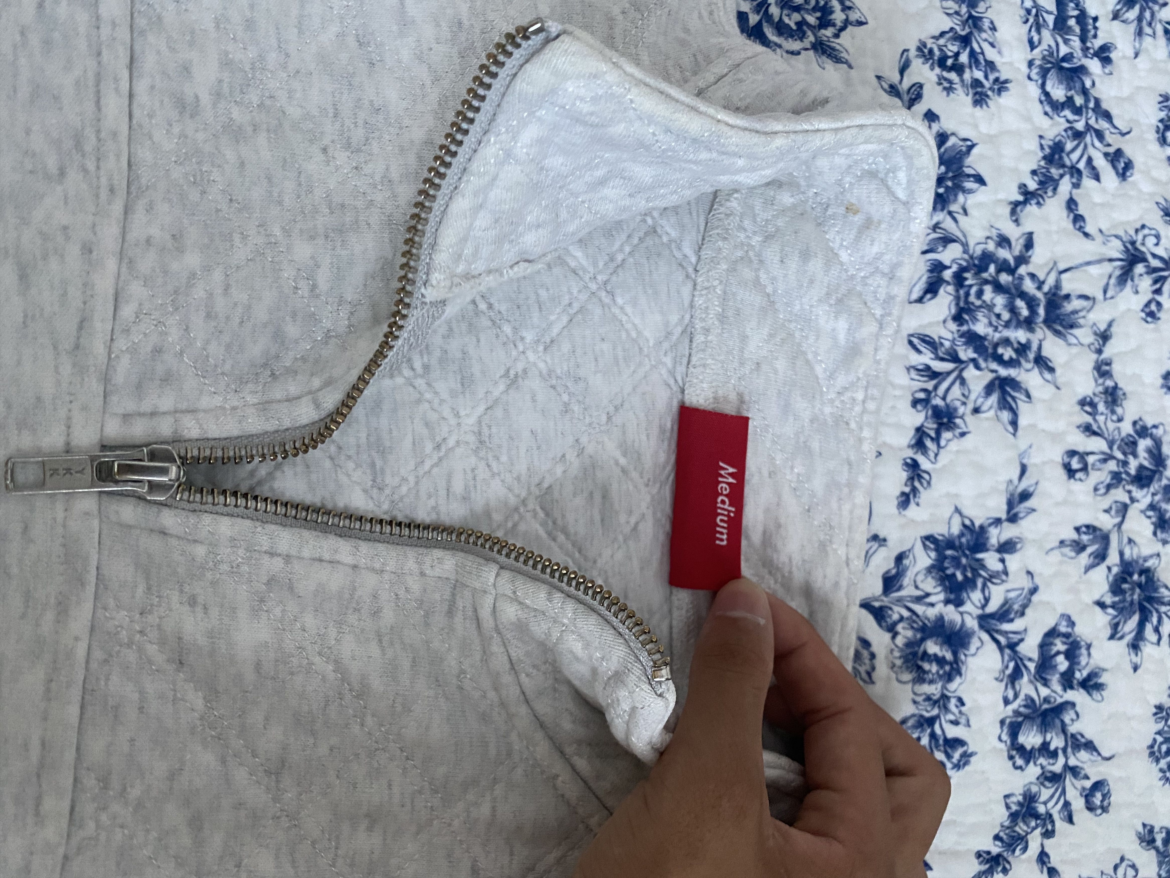 Supreme Supreme Forever Half Zip Sweatshirt Ash Grey Grailed