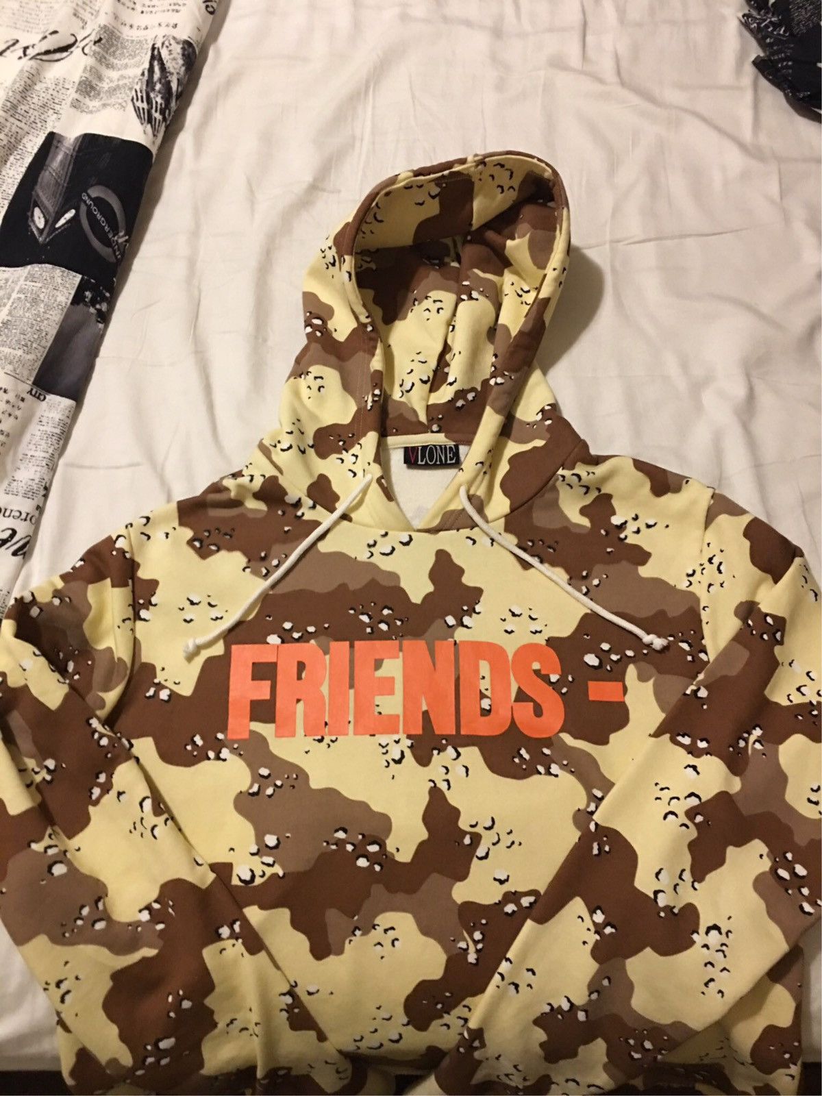 Vlone desert store camo hoodie