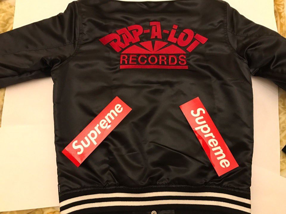 Supreme Rap A Lot Records Satin Club Jacket Grailed