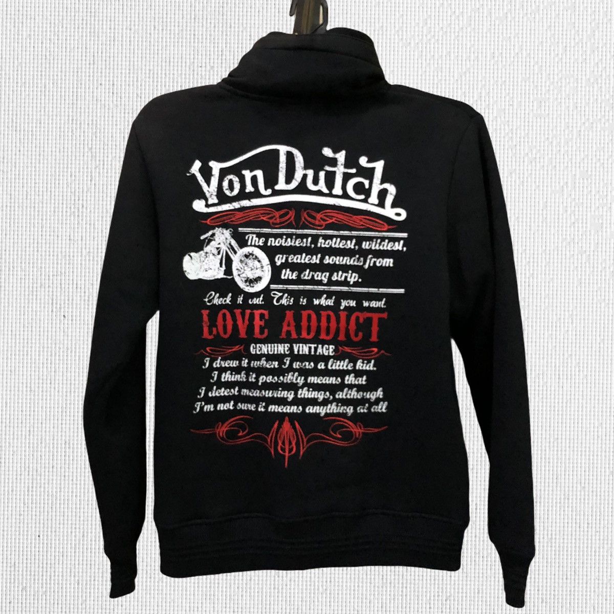 Vintage Von Dutch Zipper Light Jacket