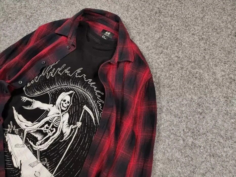 Flannel Vintage Flannel Shirt Travis Scott Style Size US M / EU 48-50 / 2 - 4 Thumbnail