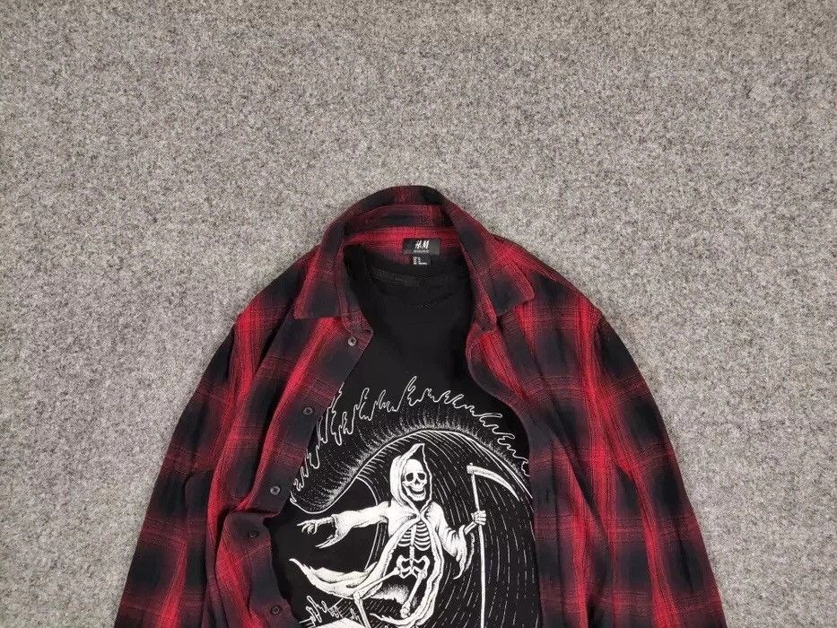 Flannel Vintage Flannel Shirt Travis Scott Style Size US M / EU 48-50 / 2 - 8 Thumbnail