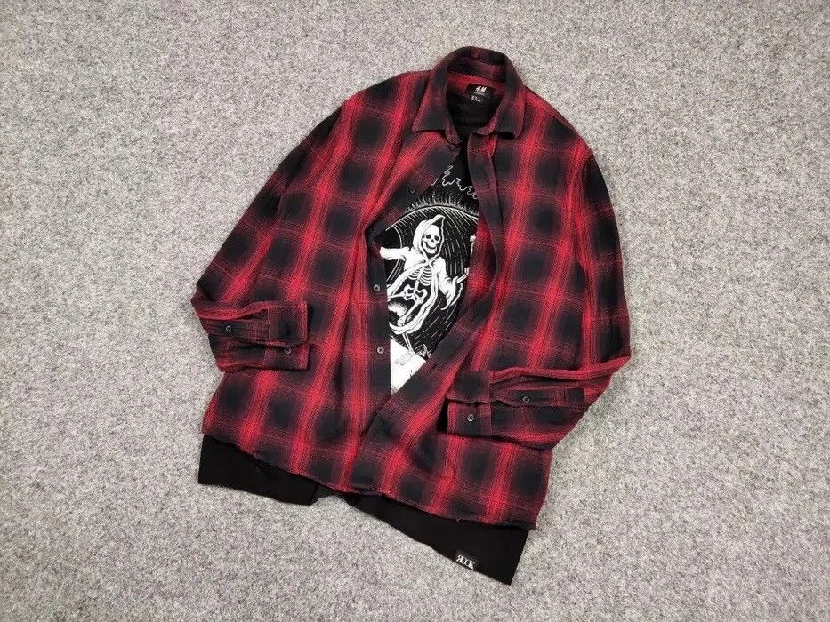Flannel Vintage Flannel Shirt Travis Scott Style Size US M / EU 48-50 / 2 - 13 Thumbnail