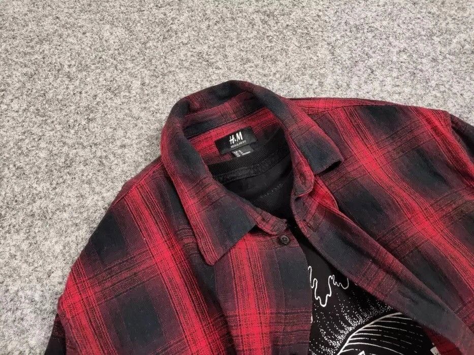 Flannel Vintage Flannel Shirt Travis Scott Style Size US M / EU 48-50 / 2 - 15 Thumbnail