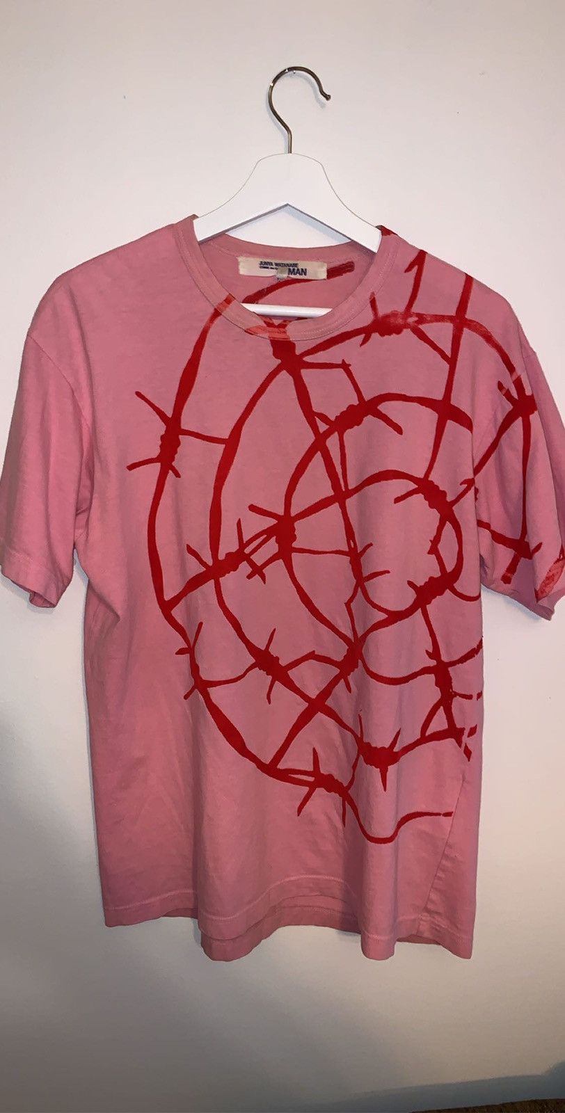 Junya Watanabe Junya Watanabe Comme des Garcons Pink Barbed Wire T ...