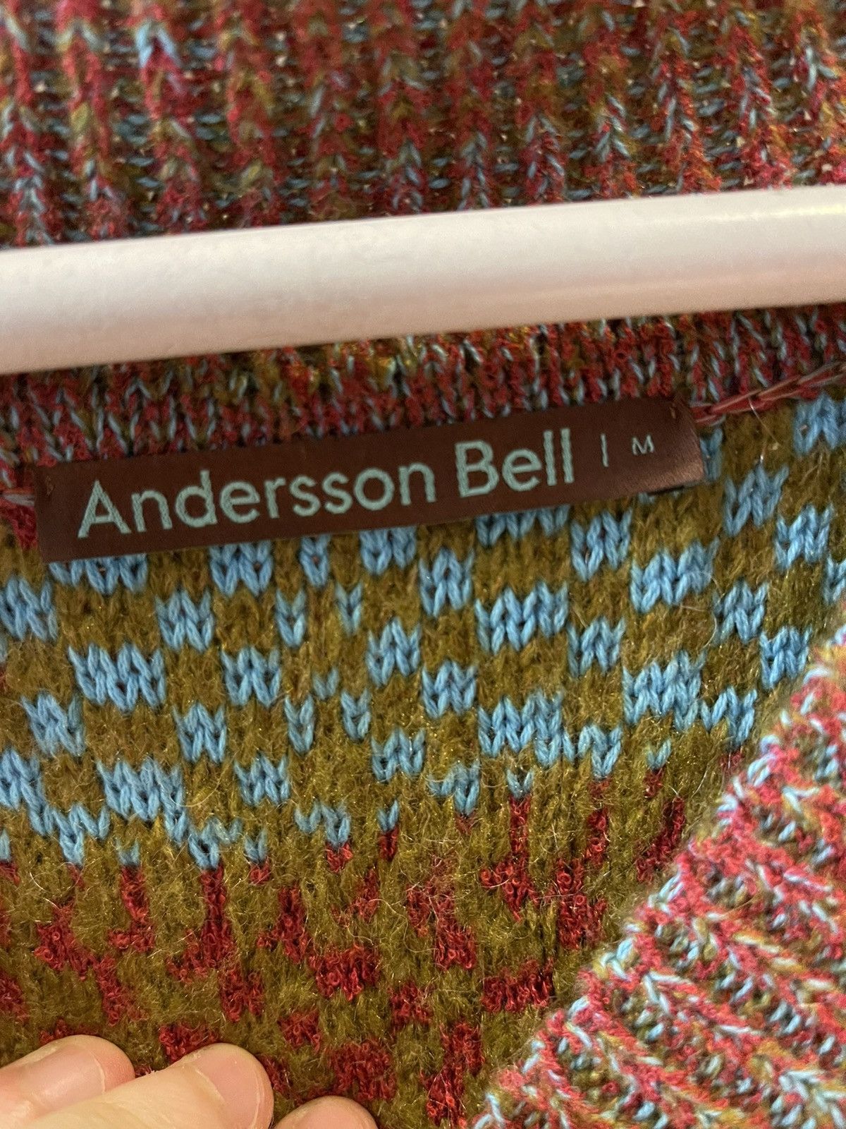 Andersson Bell Mohair Striped Knit Vest Size US M / EU 48-50 / 2 - 3 Thumbnail