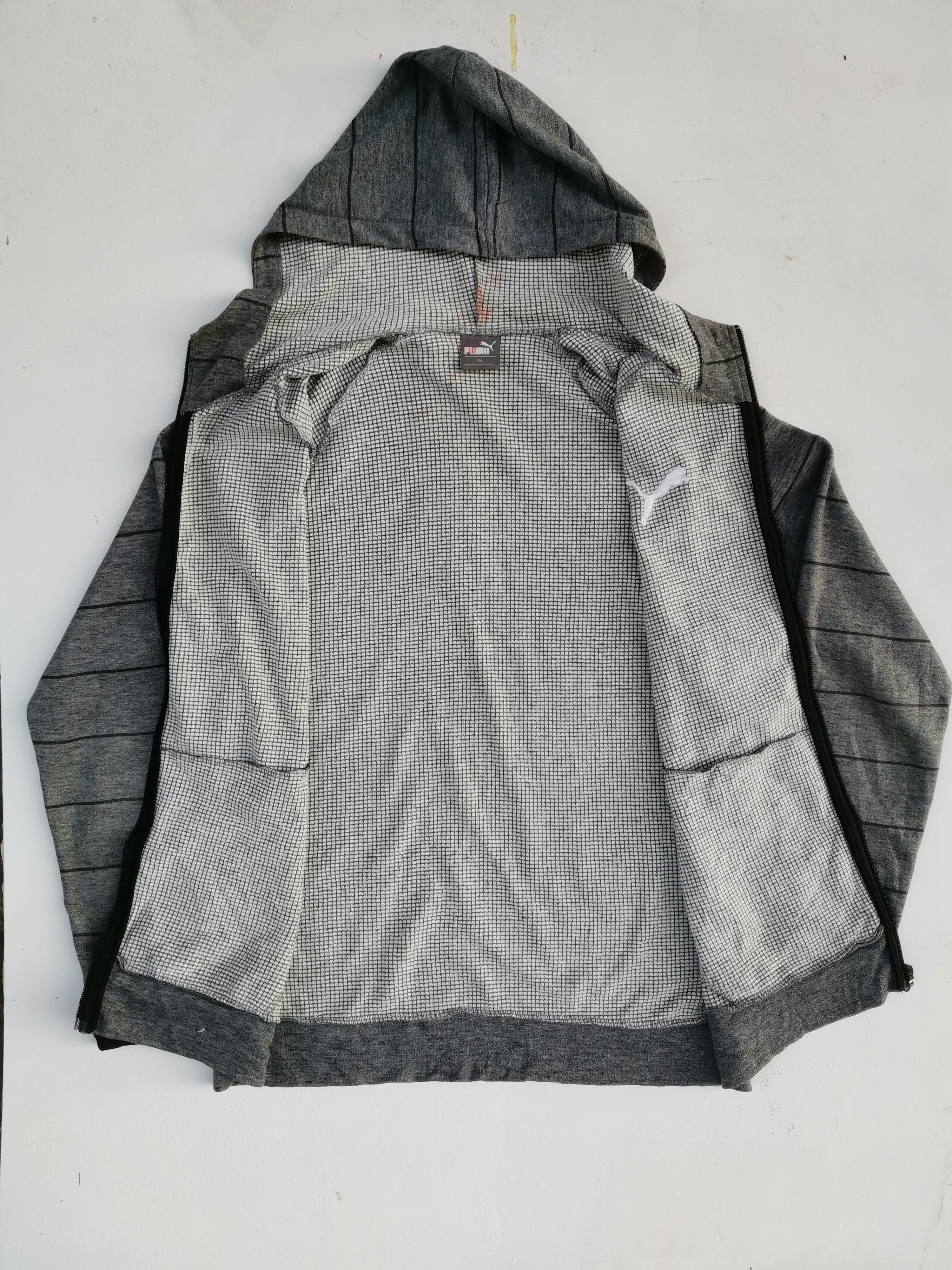 Puma Puma Embroidered Small Logo Zipper Hoodie Sweatshirt Size US XXL / EU 58 / 5 - 5 Thumbnail
