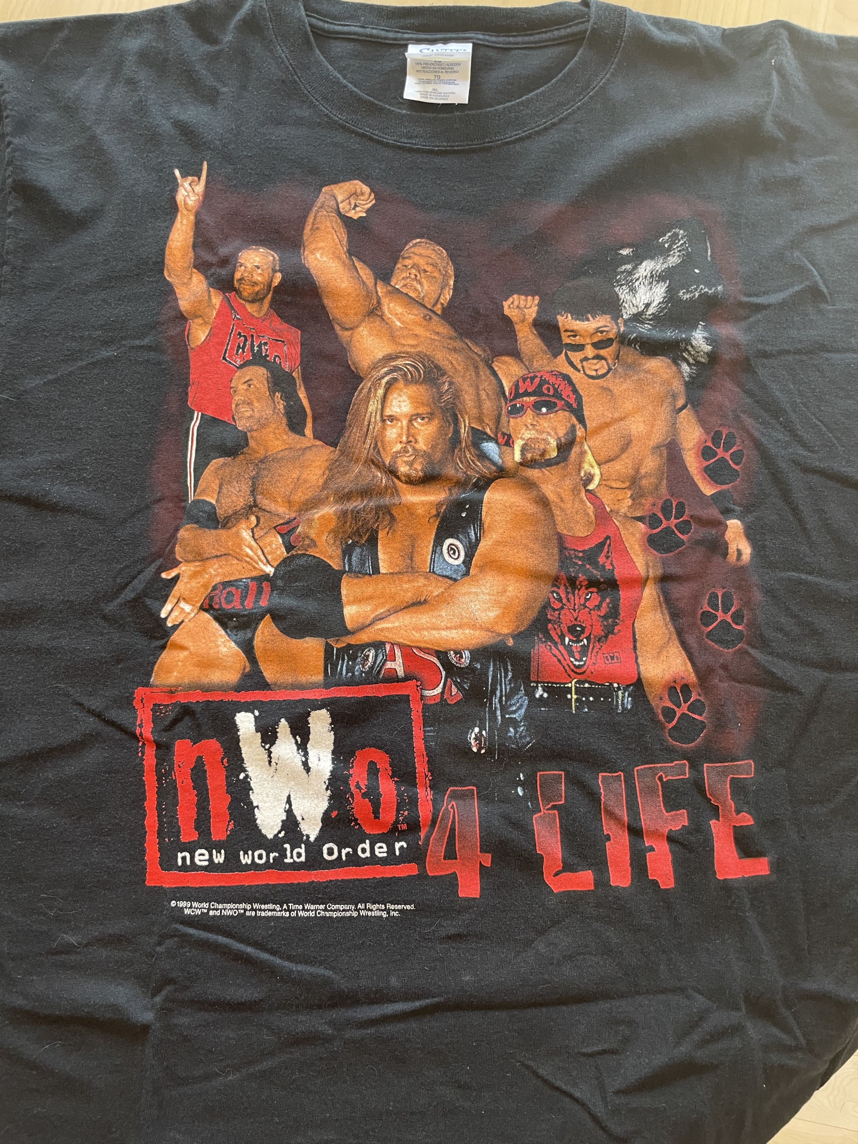 Vintage store nwo/wcw wolfpack shirt 90s size xl