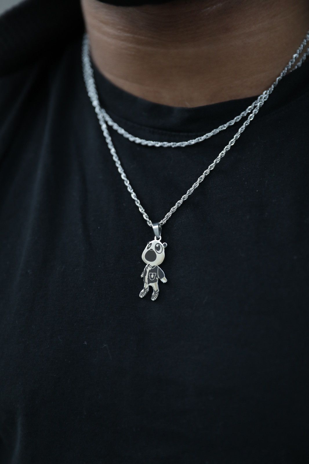 Jewelry The graduation bear pendant Kanye necklace Size ONE SIZE - 6 Thumbnail