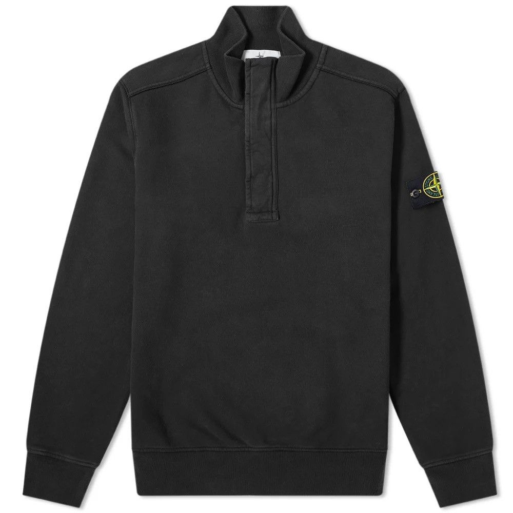 stone island Garment Dyed おはよう Half Zip Sweat 