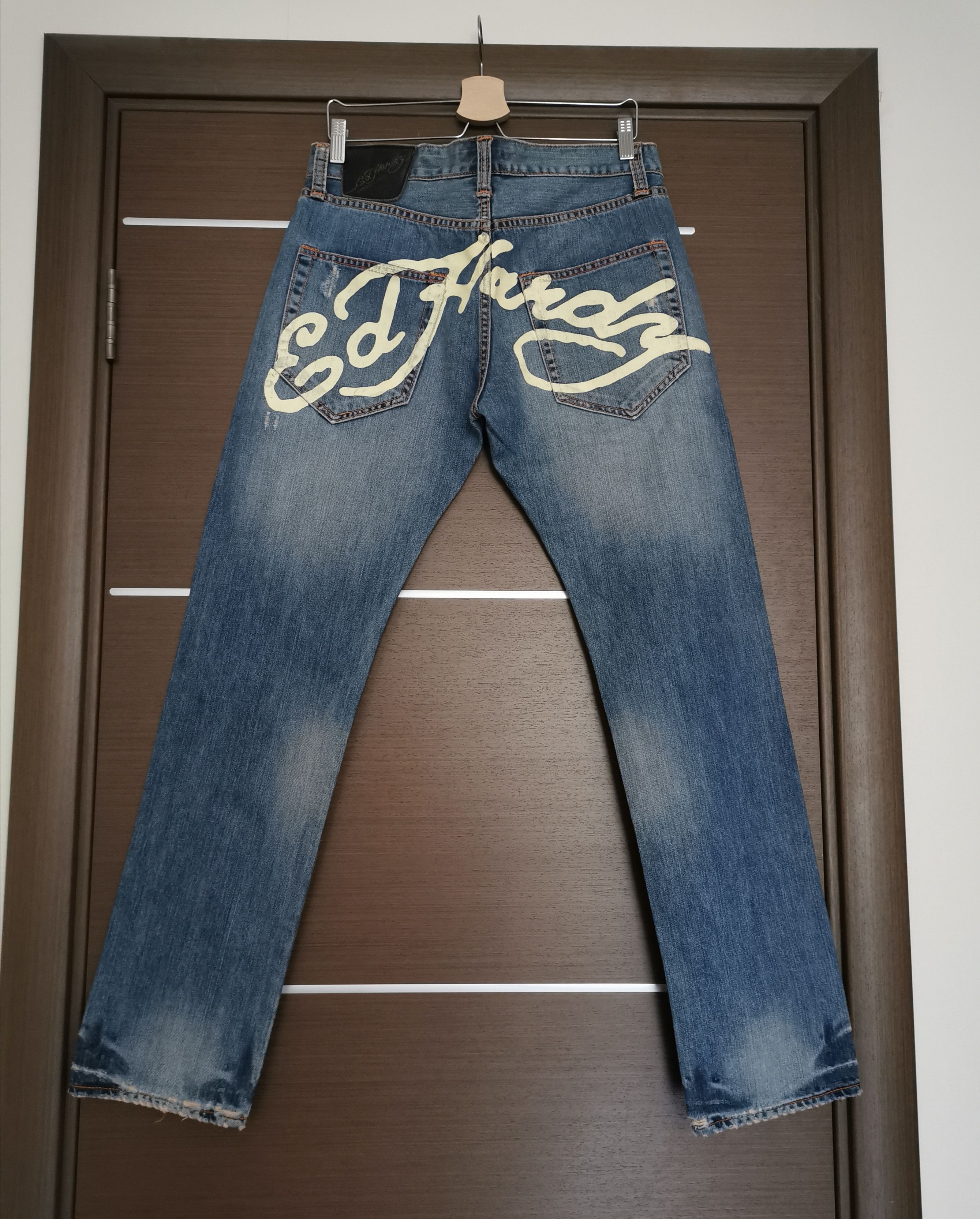 Christian Audigier Ed hardy denim 32x34 "death before dishonor" Size US 32 / EU 48 - 1 Thumbnail
