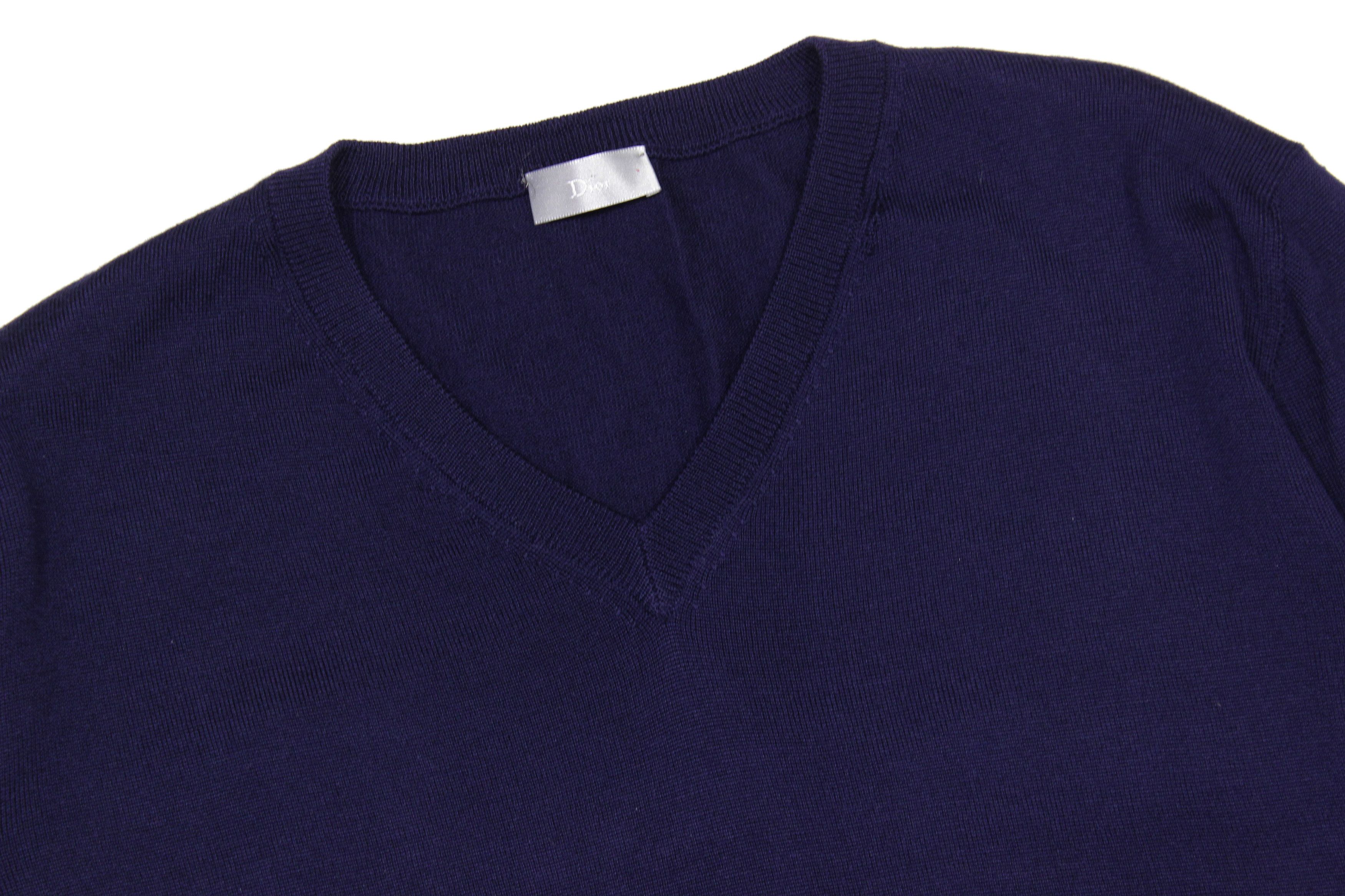 Dior Bee Logo Embroidered Wool Sweater Size US L / EU 52-54 / 3 - 4 Thumbnail