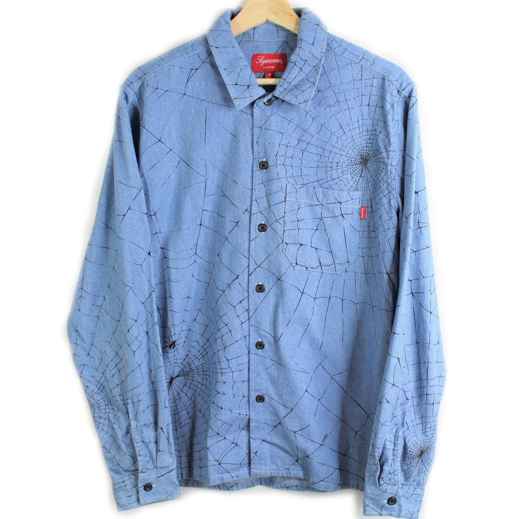 Supreme Supreme 2016 Spider Web Work Button Up Shirt Long Sleeve 