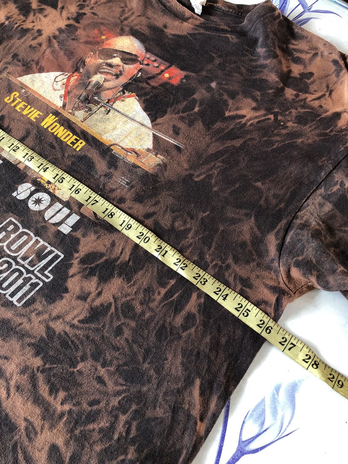 Band Tees × Star Of Hollywood Stevie Wonder Global Soul Live 2011 Tie Dye Tee Size US XXL / EU 58 / 5 - 5 Thumbnail
