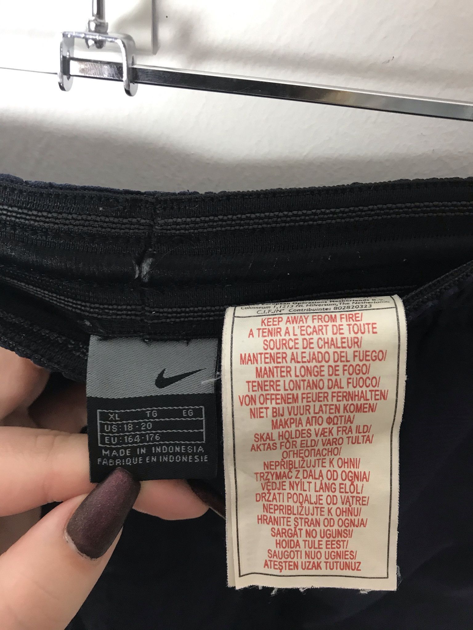 Nike × Vintage Nike vintage shorts pants small embroidered logo 00s Size US 30 / EU 46 - 3 Thumbnail
