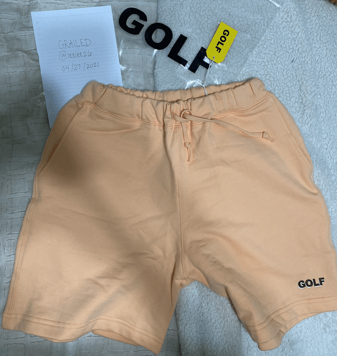 Golf Wang Creamsicle 3D LOGO SWEATSHORTS by GOLF WANG | Grailed