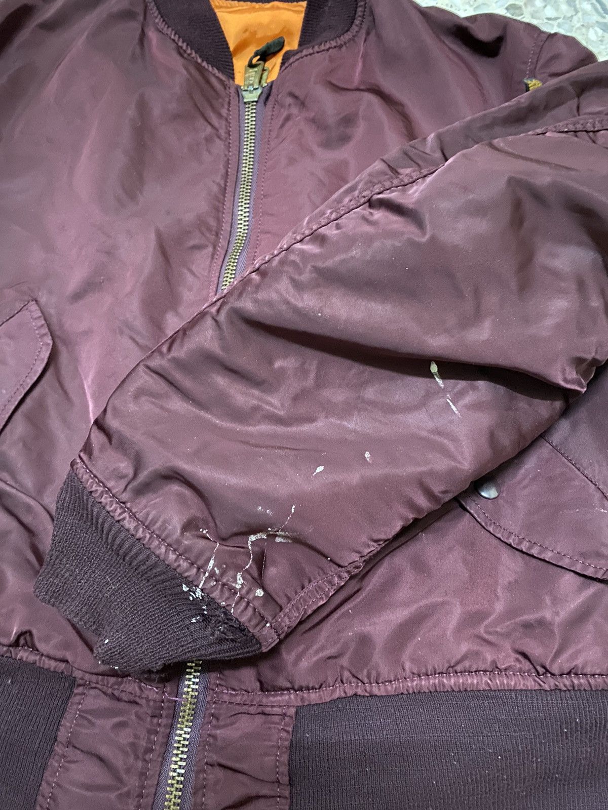 Alpha Industries Vintage 90’s Alpha Industries MA-1 Bomber Jacket Riversible Size US M / EU 48-50 / 2 - 6 Thumbnail