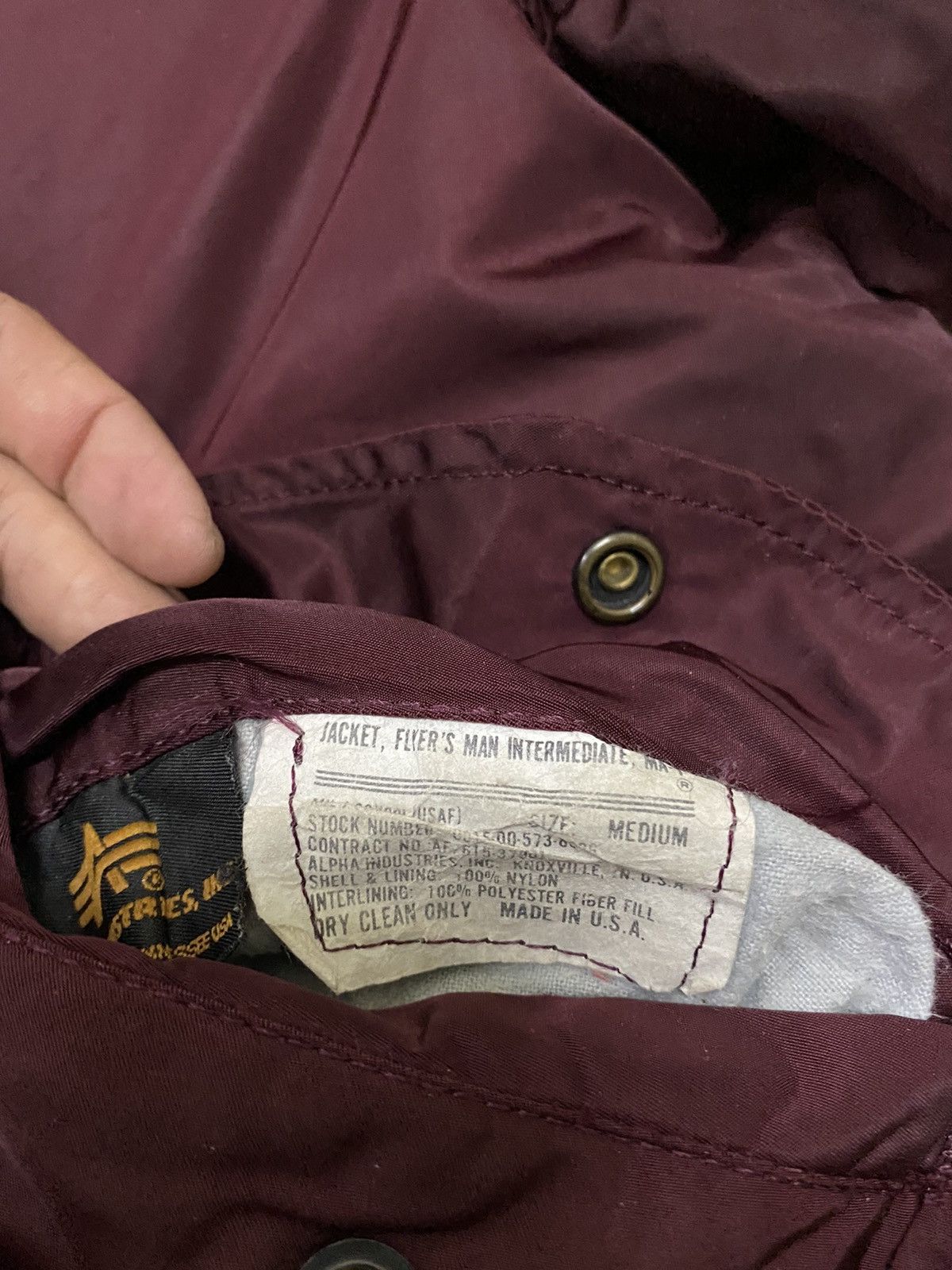 Alpha Industries Vintage 90’s Alpha Industries MA-1 Bomber Jacket Riversible Size US M / EU 48-50 / 2 - 3 Thumbnail