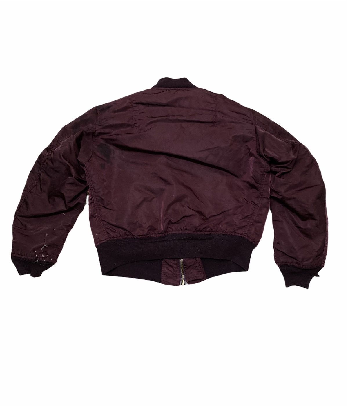 Alpha Industries Vintage 90’s Alpha Industries MA-1 Bomber Jacket Riversible Size US M / EU 48-50 / 2 - 2 Thumbnail