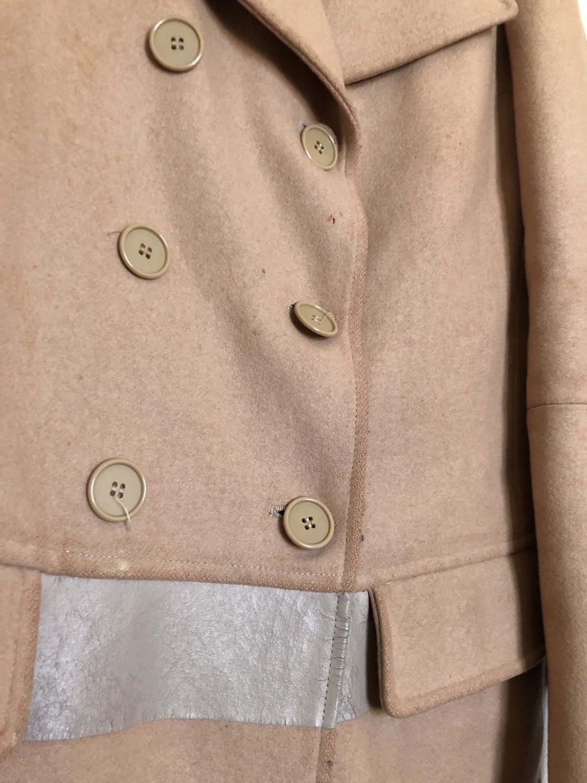 Helmut Lang AW97 Helmut Lang Paint Stripe Tan Peacoat Size US XS / EU 42 / 0 - 3 Thumbnail