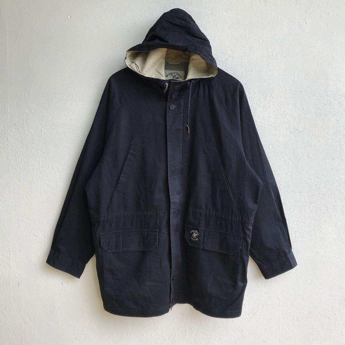 Bevery Hill Polo Club Hoodie Jacket parka waxed cotton