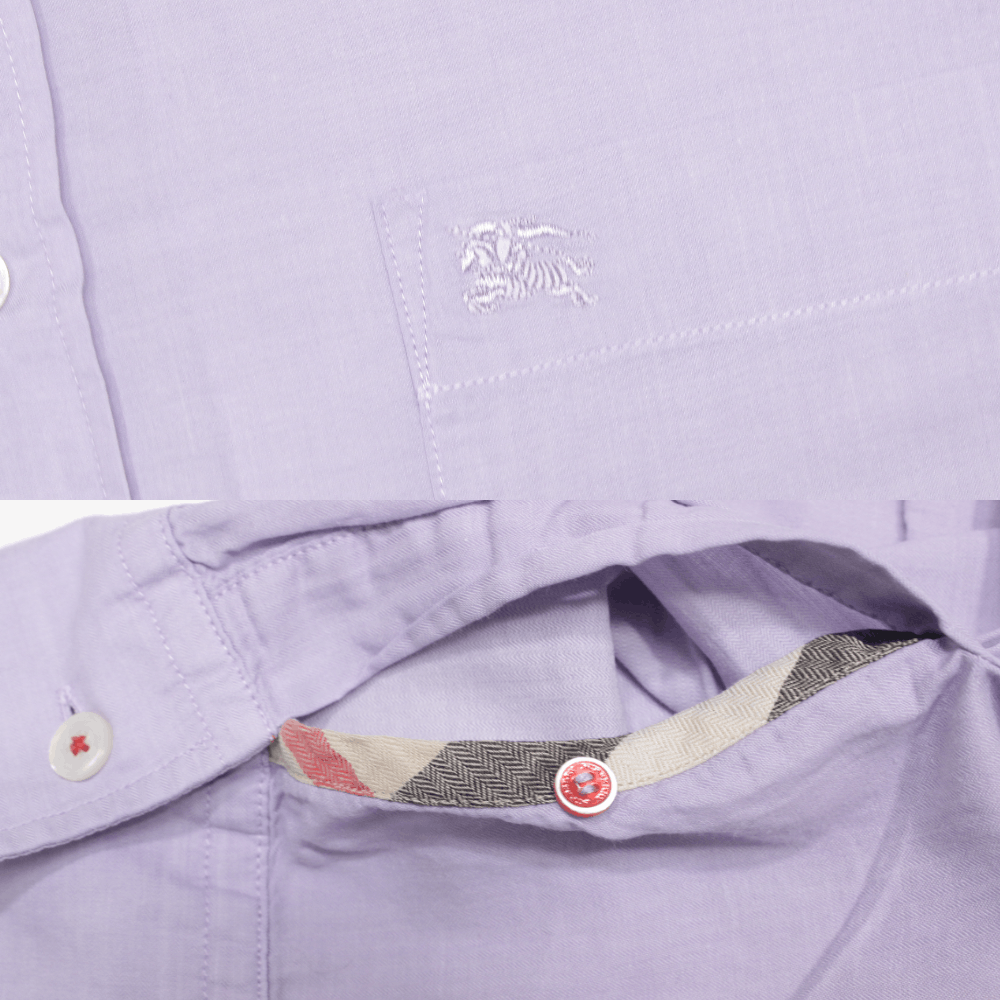 Burberry Brit Nova Check Collar Logo Shirt Size US XL / EU 56 / 4 - 5 Thumbnail