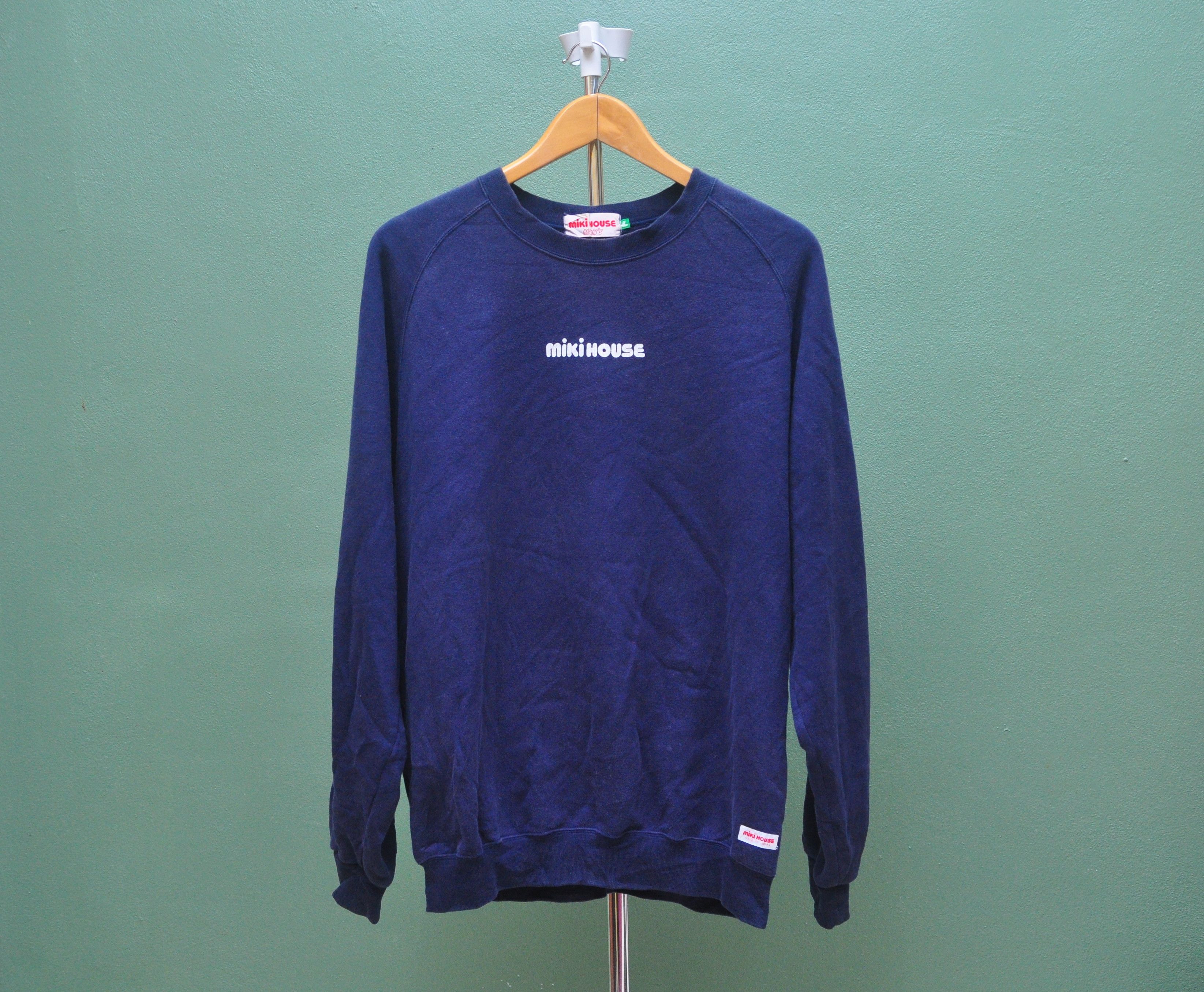 Vintage Vintage Mikihouse Sweatshirt Streetwear Fashion Style Size US L / EU 52-54 / 3 - 3 Thumbnail