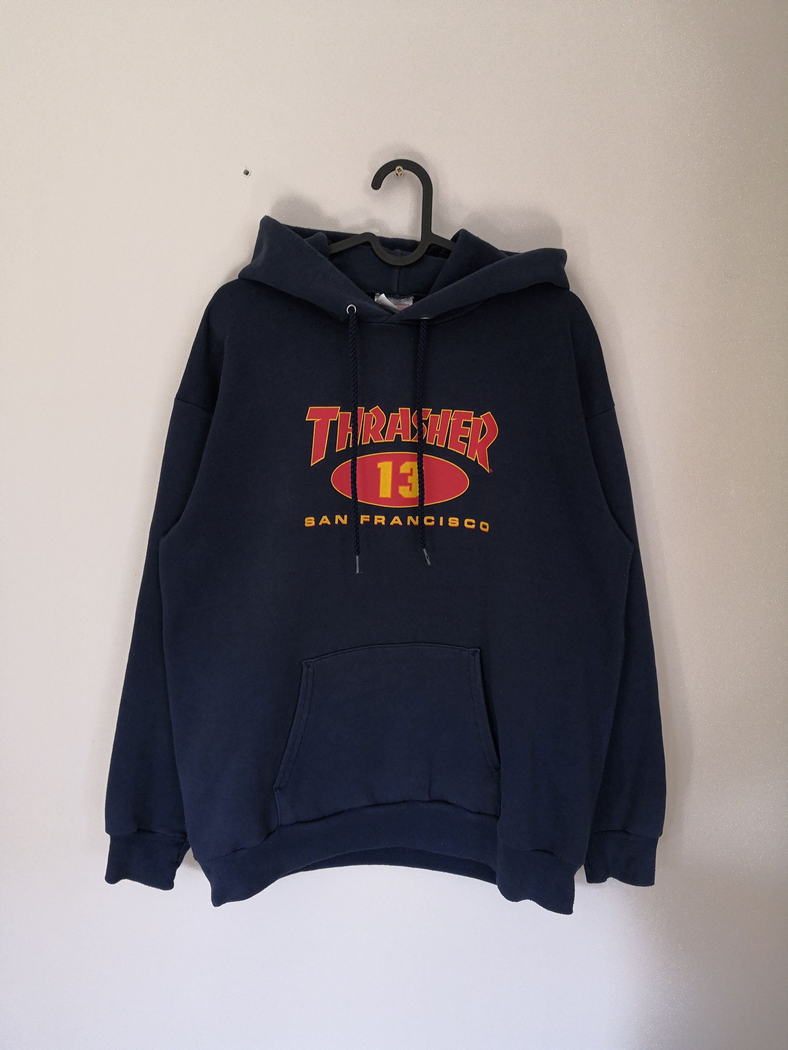 Vintage Rare Thrasher vintage hoodie Hanes tag skateboarding 90s