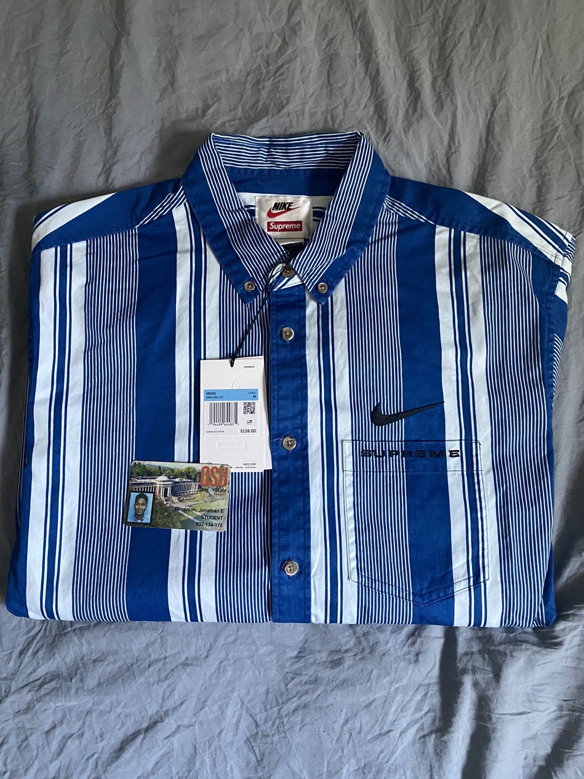 Supreme Supreme X Nike Cotton Twill Shirt | Grailed