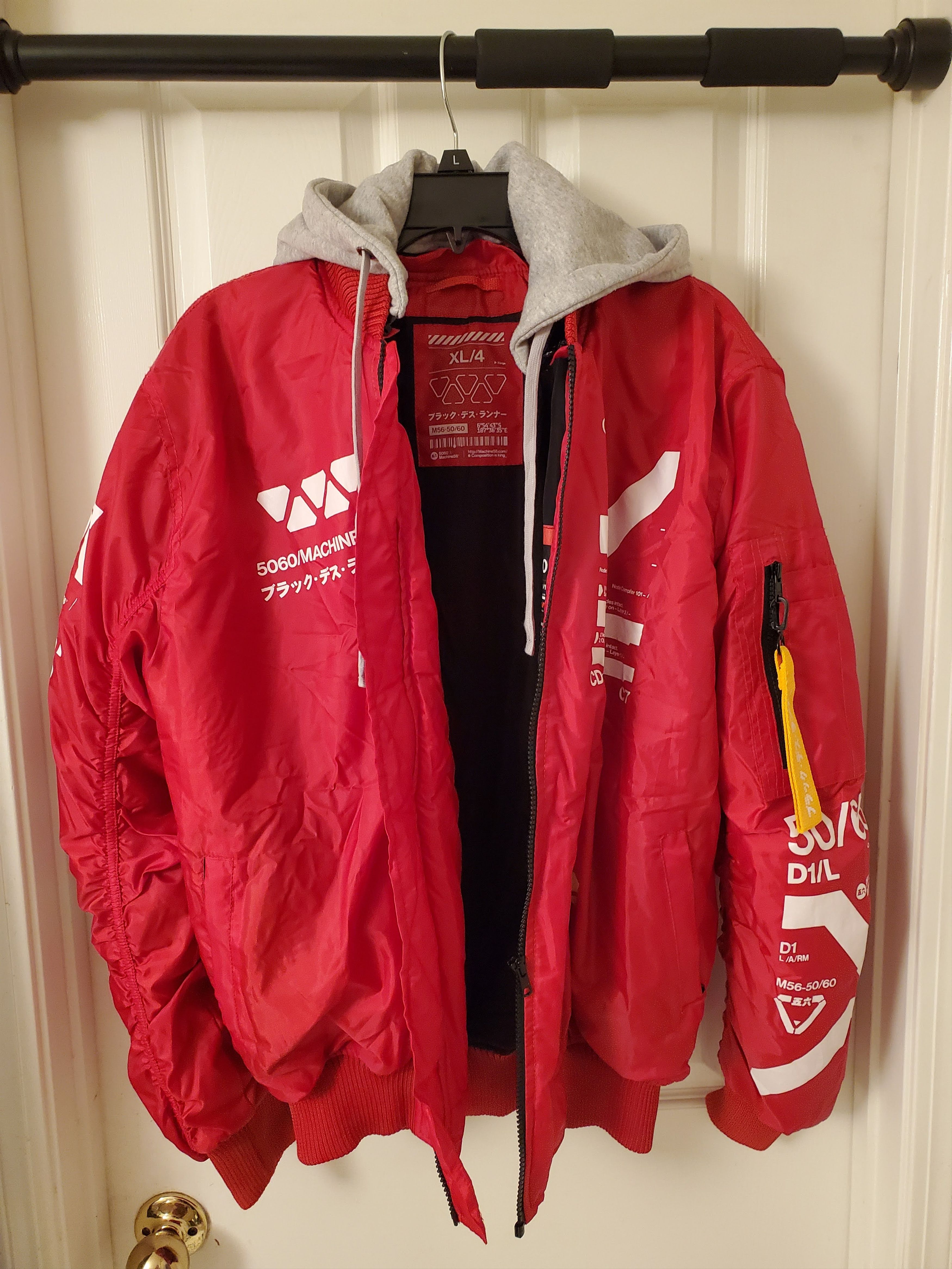 タニンmachine56 bomber jacket cyberpunk Machine56 M56-RR/D8_V2R Bomber Jacket Cyberpunk