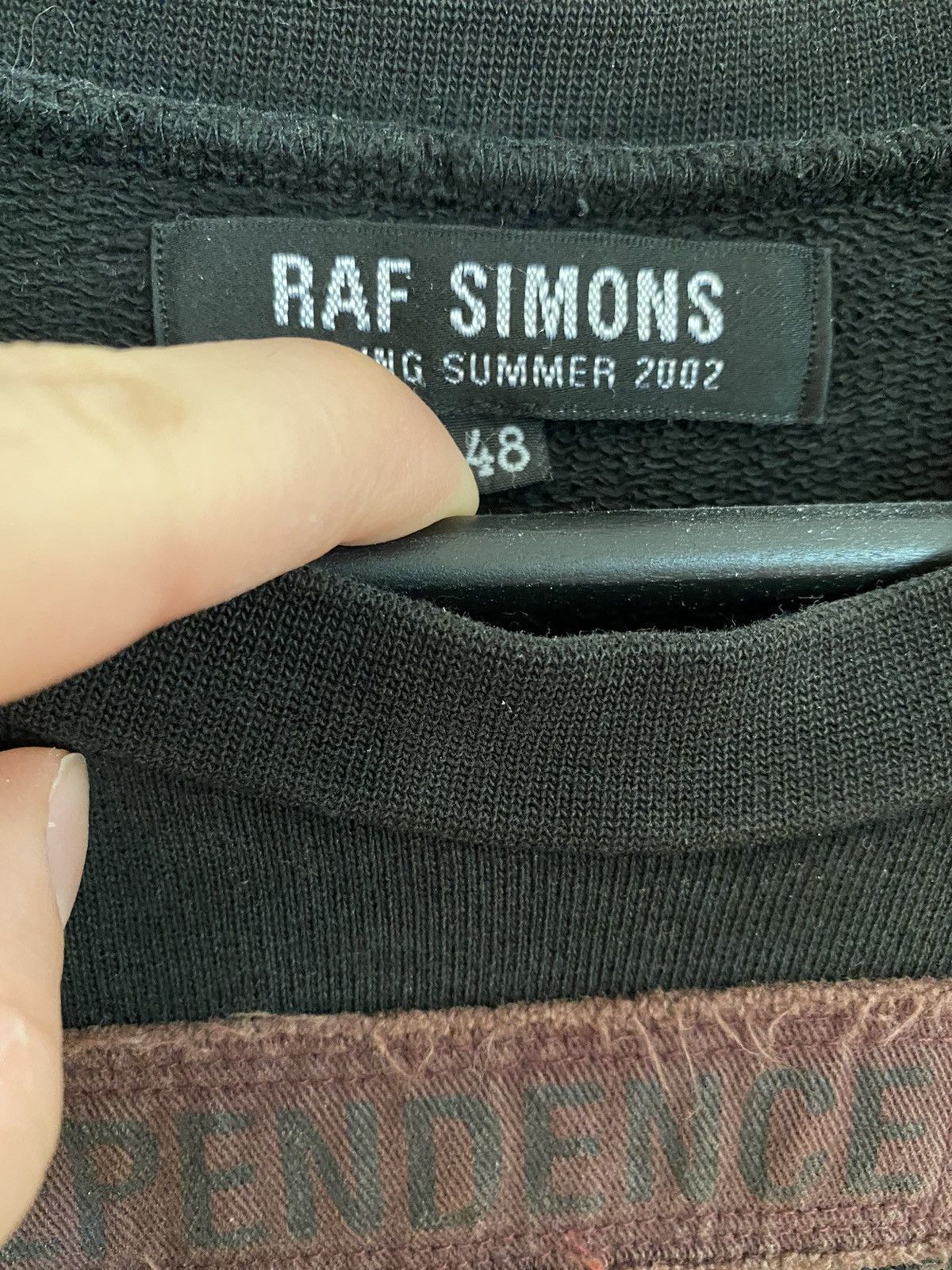 Raf Simons Raf Simons ss02 independence print Size US M / EU 48-50 / 2 - 2 Thumbnail