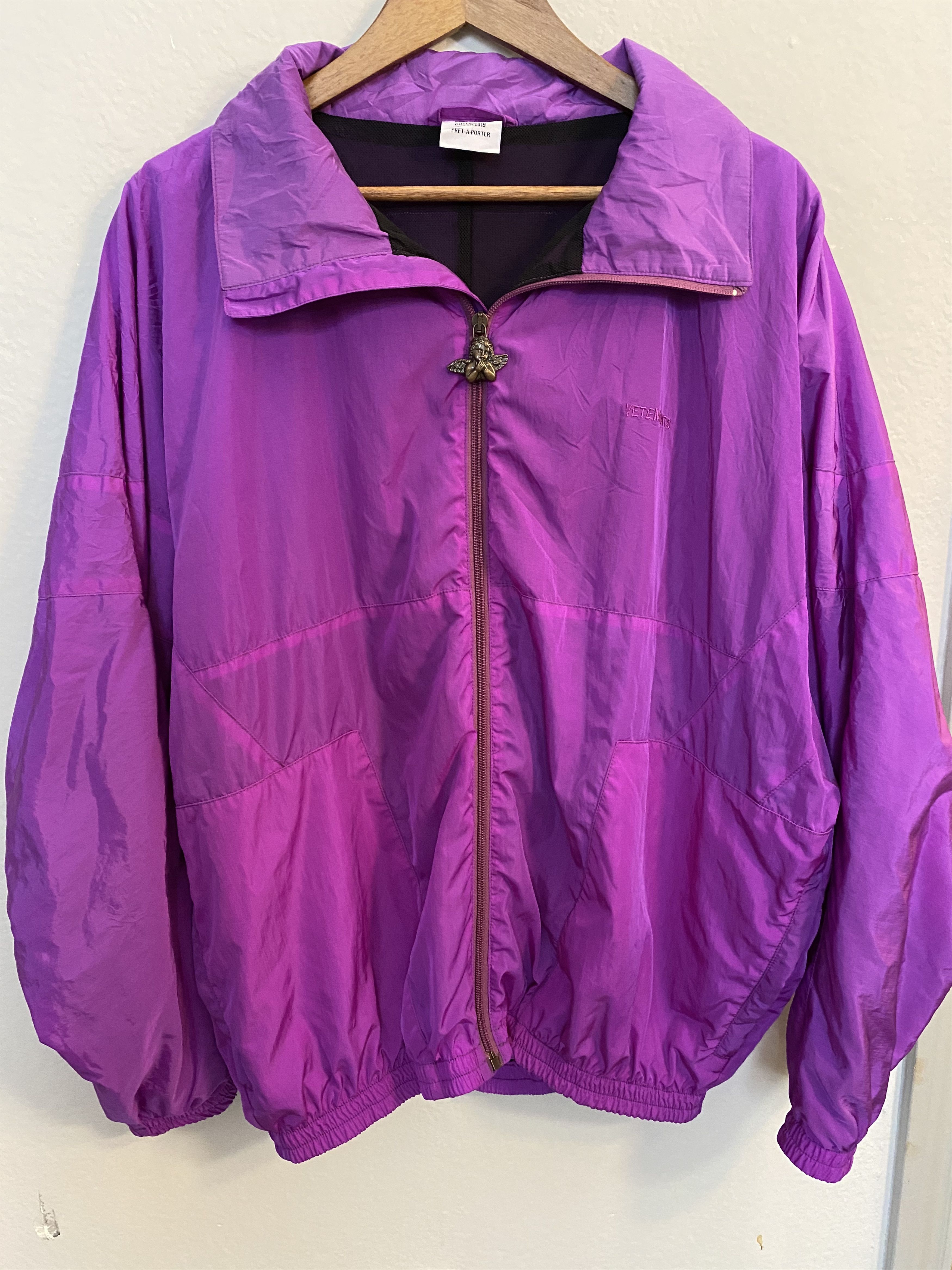 試着のみ　タグ付き　VETEMENTS  ANGEL NYLON JACKET