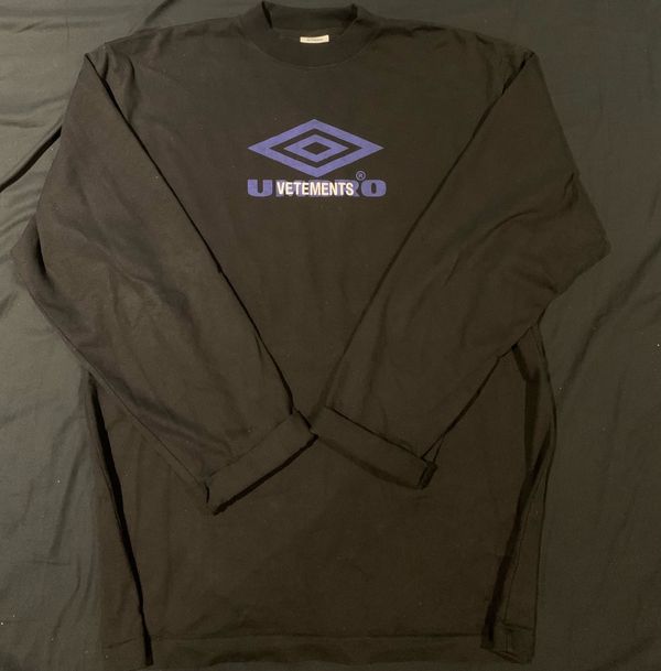 Vetements umbro long discount sleeve