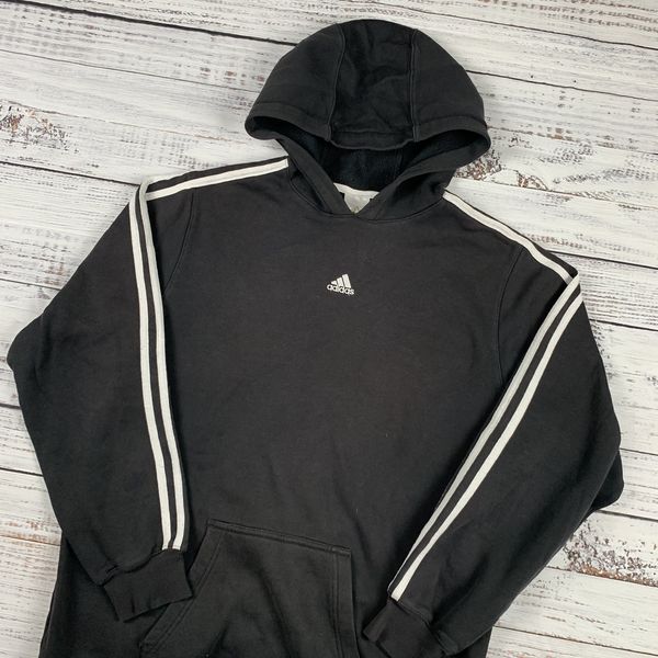 Adidas old deals logo hoodie